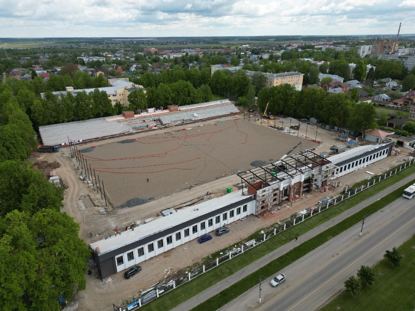 видео с коптера, спорт, коломна, авангард,