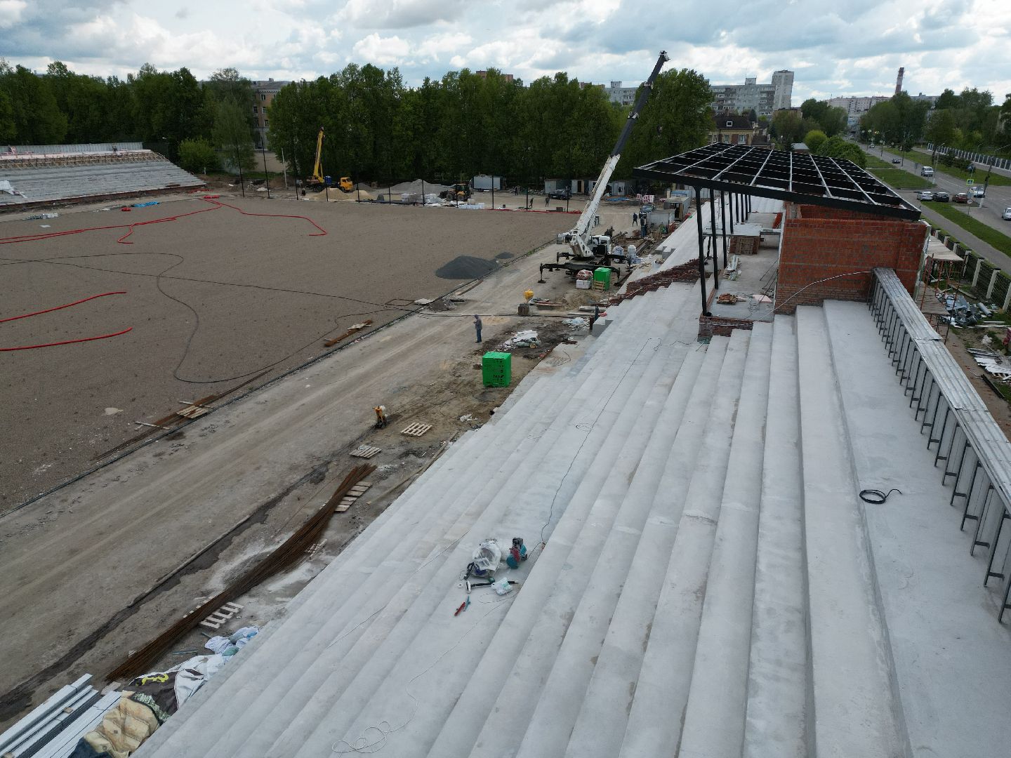 видео с коптера, спорт, коломна, авангард,