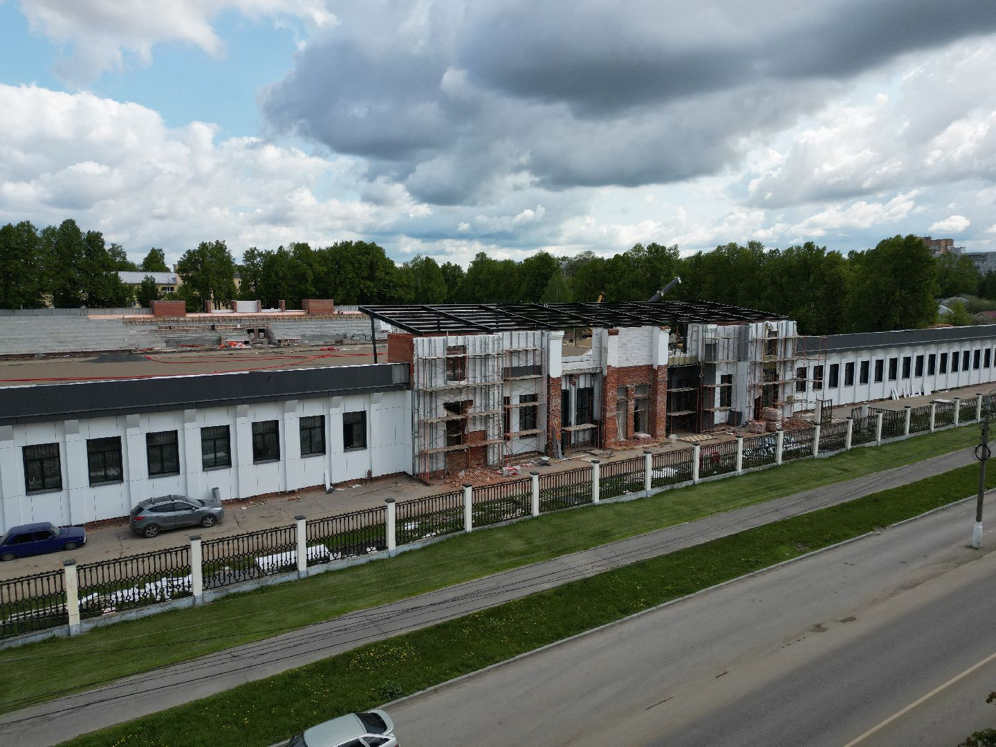 видео с коптера, спорт, коломна, авангард,