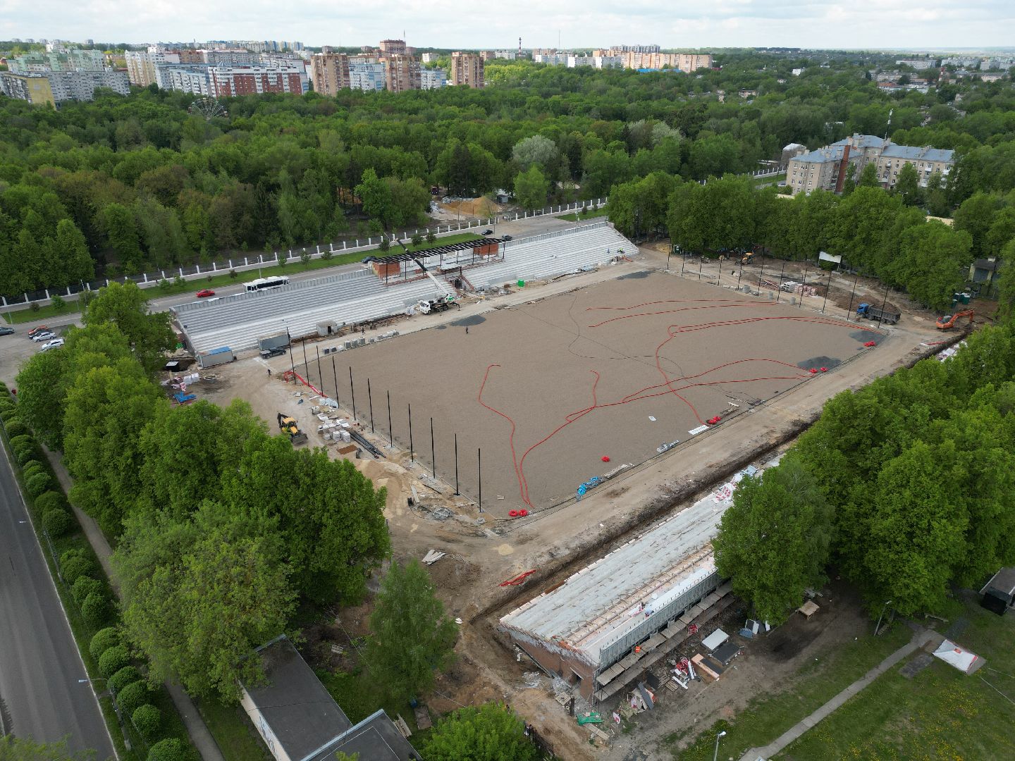 видео с коптера, спорт, коломна, авангард,