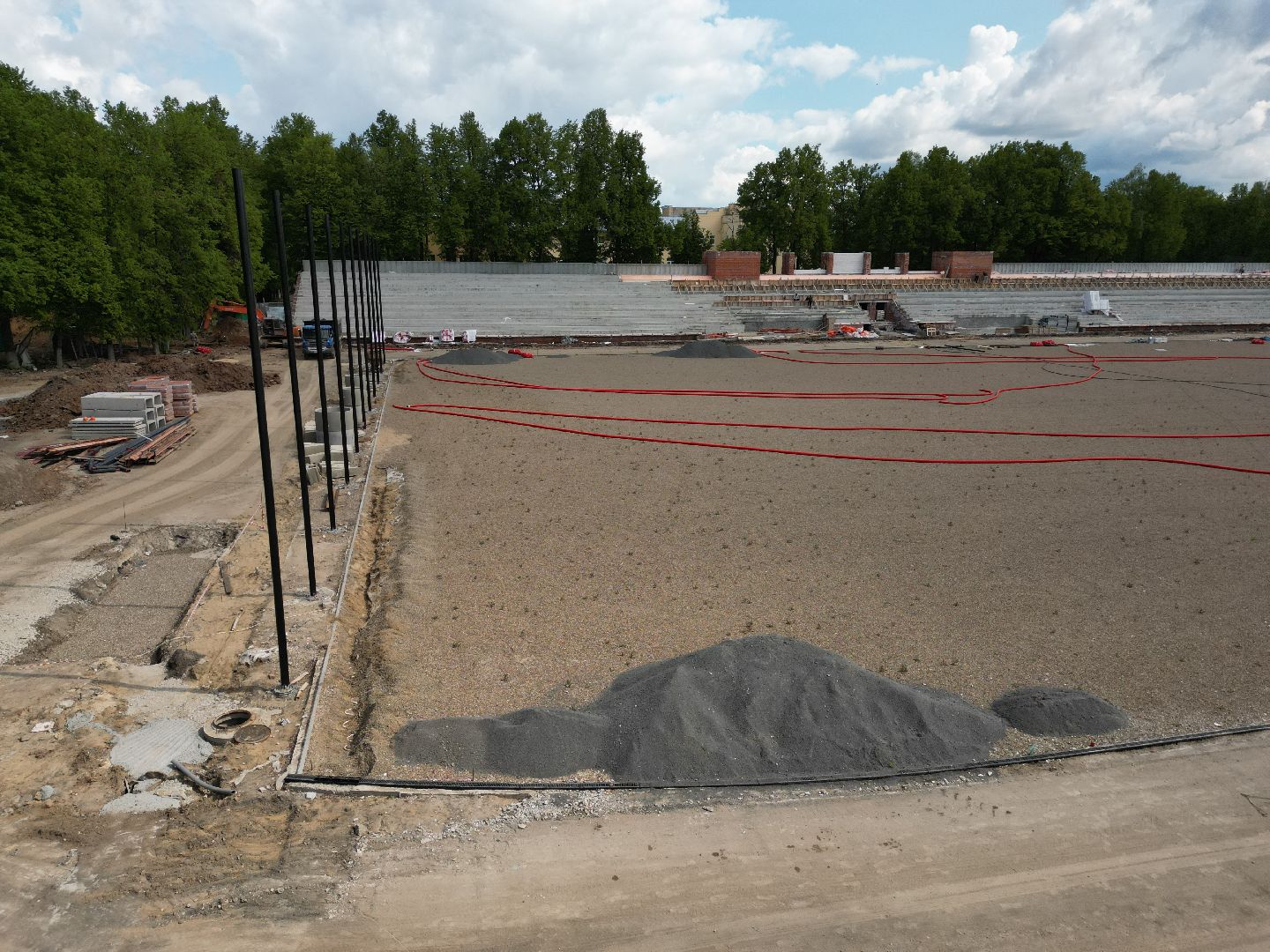 видео с коптера, спорт, коломна, авангард,