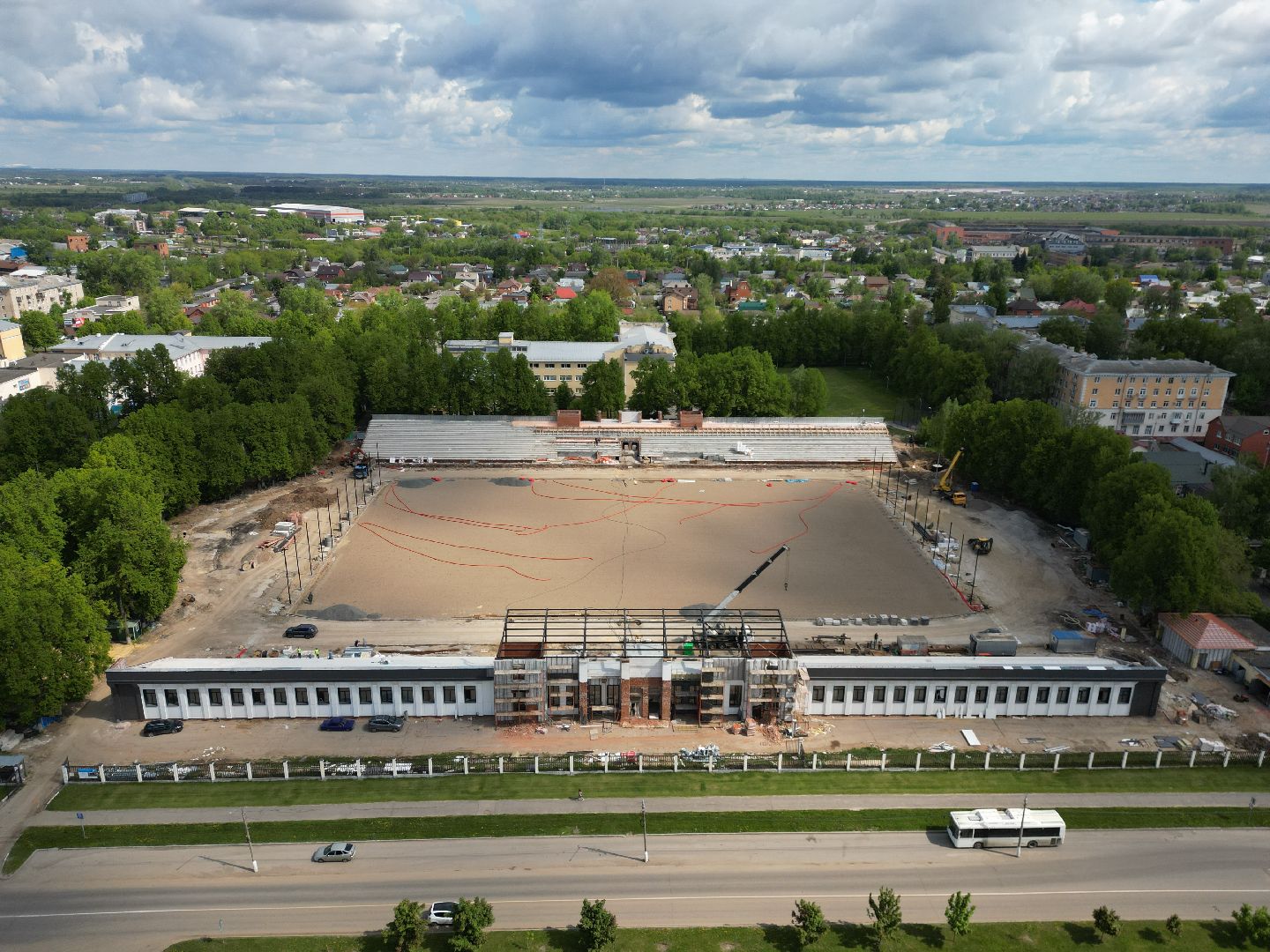 видео с коптера, спорт, коломна, авангард,