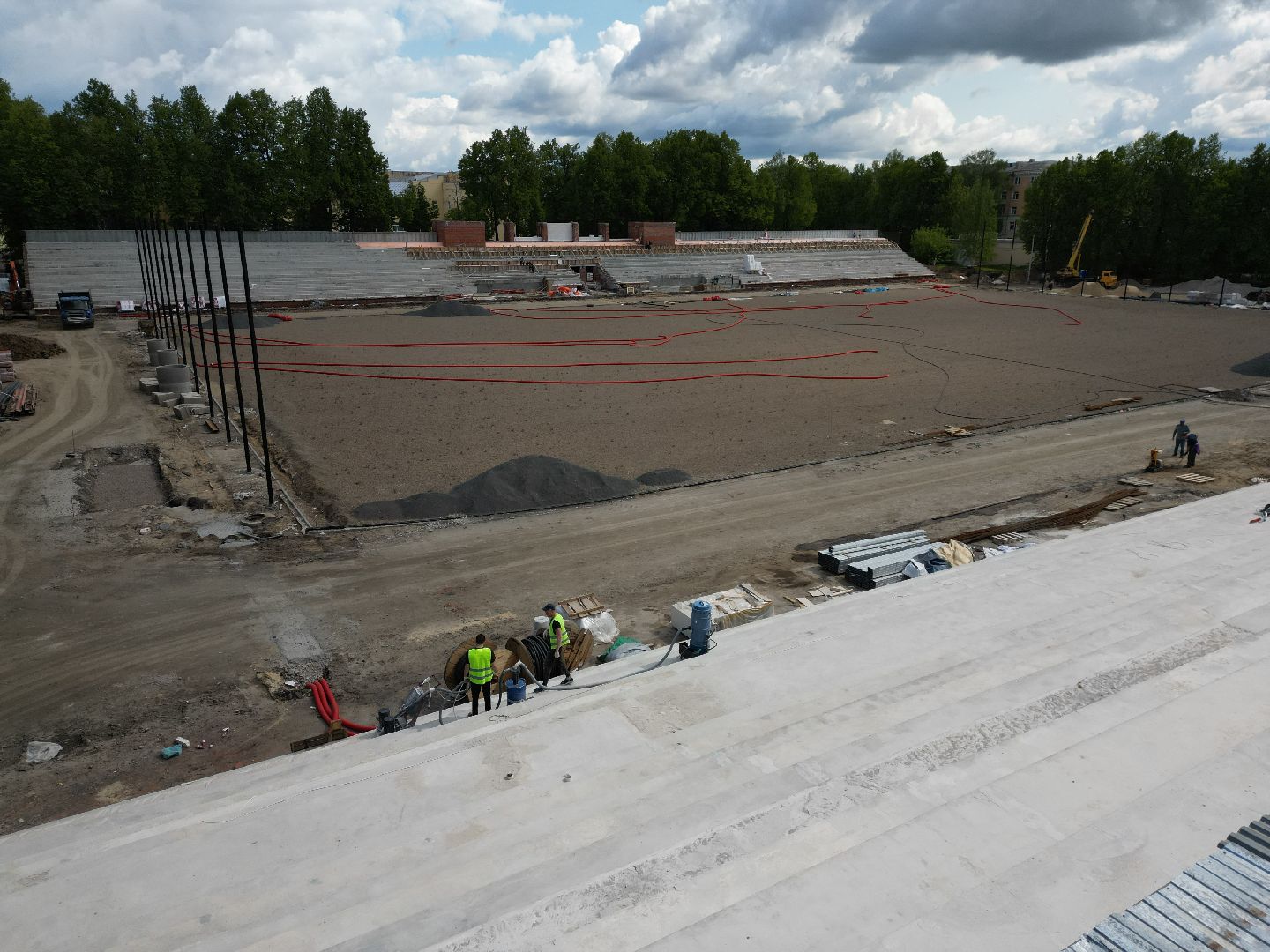 видео с коптера, спорт, коломна, авангард,