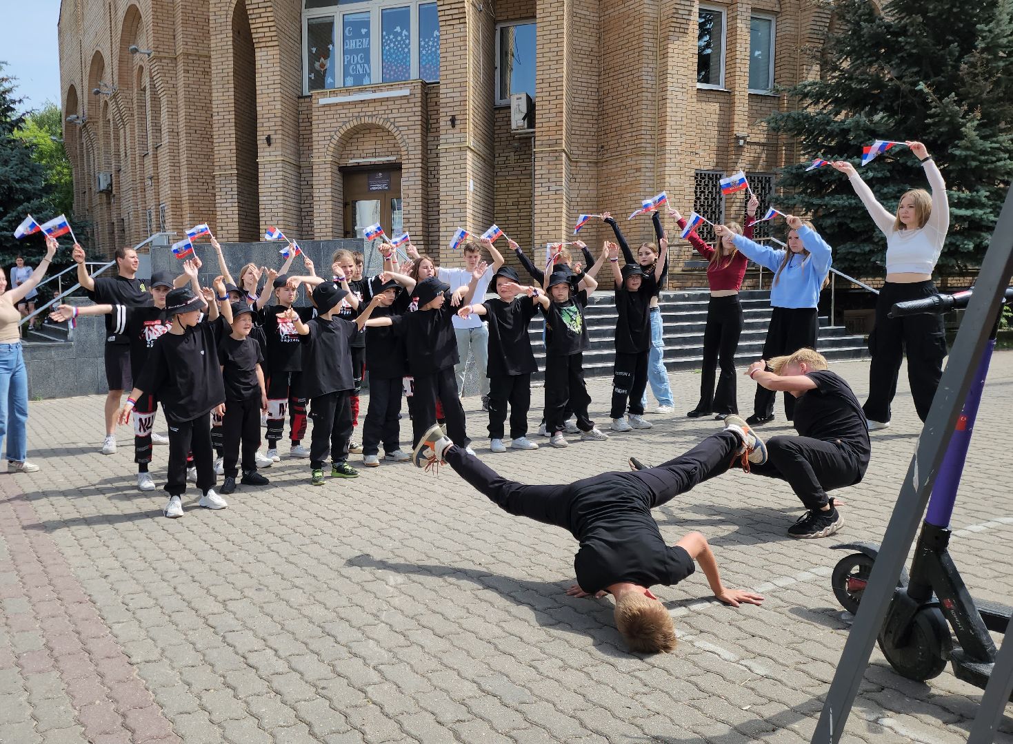Ногинск, день россии, флешмоб, танцы, общество, жители,