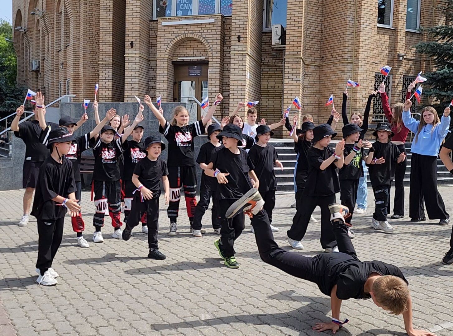 Ногинск, день россии, флешмоб, танцы, общество, жители,