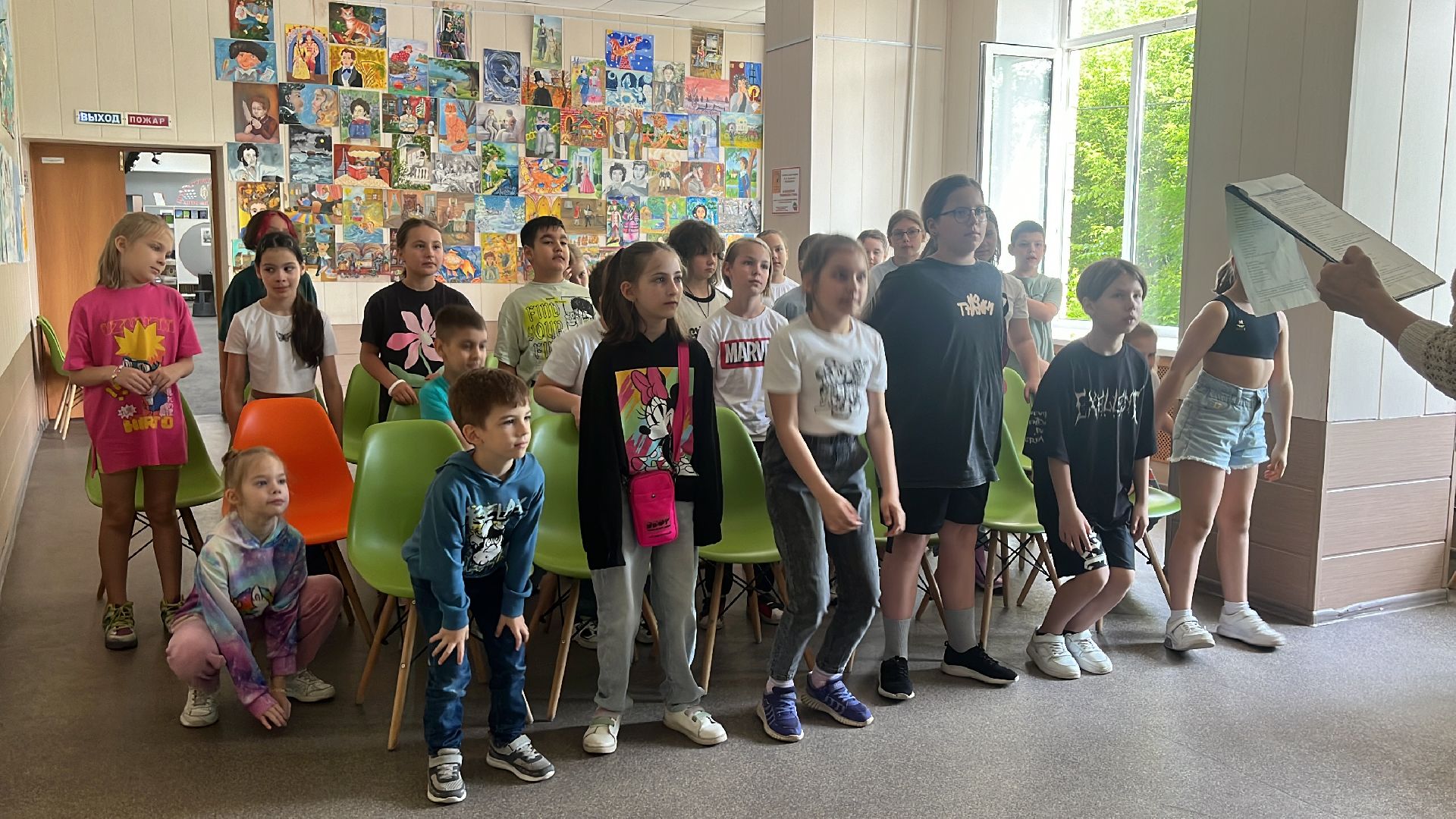 дети, детский лагерь, олимпиада, урок, библиотека,