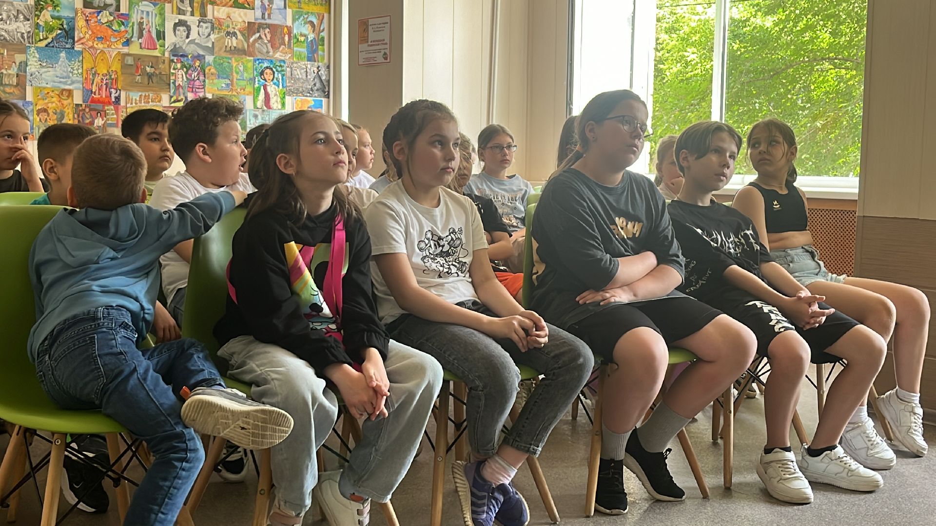 дети, детский лагерь, олимпиада, урок, библиотека,