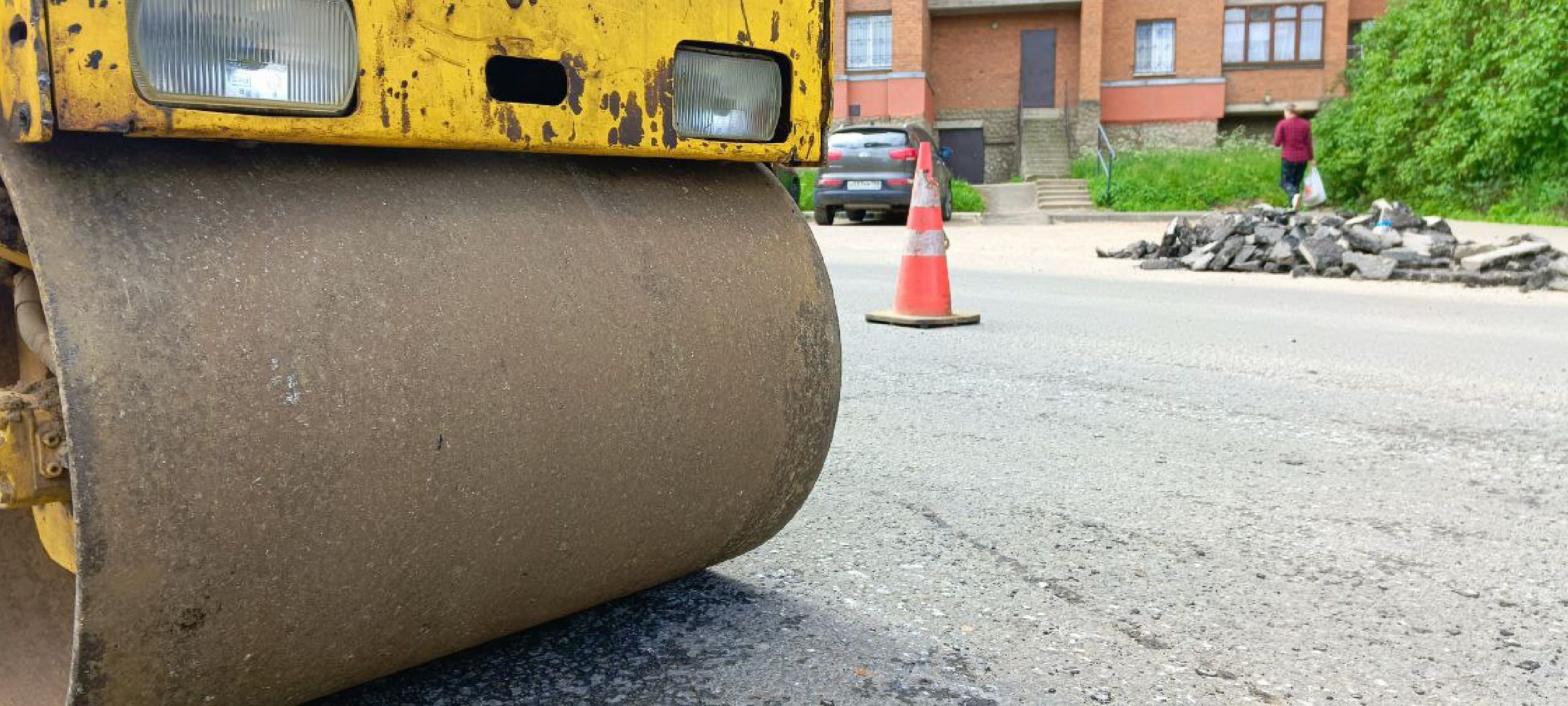 Дмитров, Дороги, Ямочный ремонт,