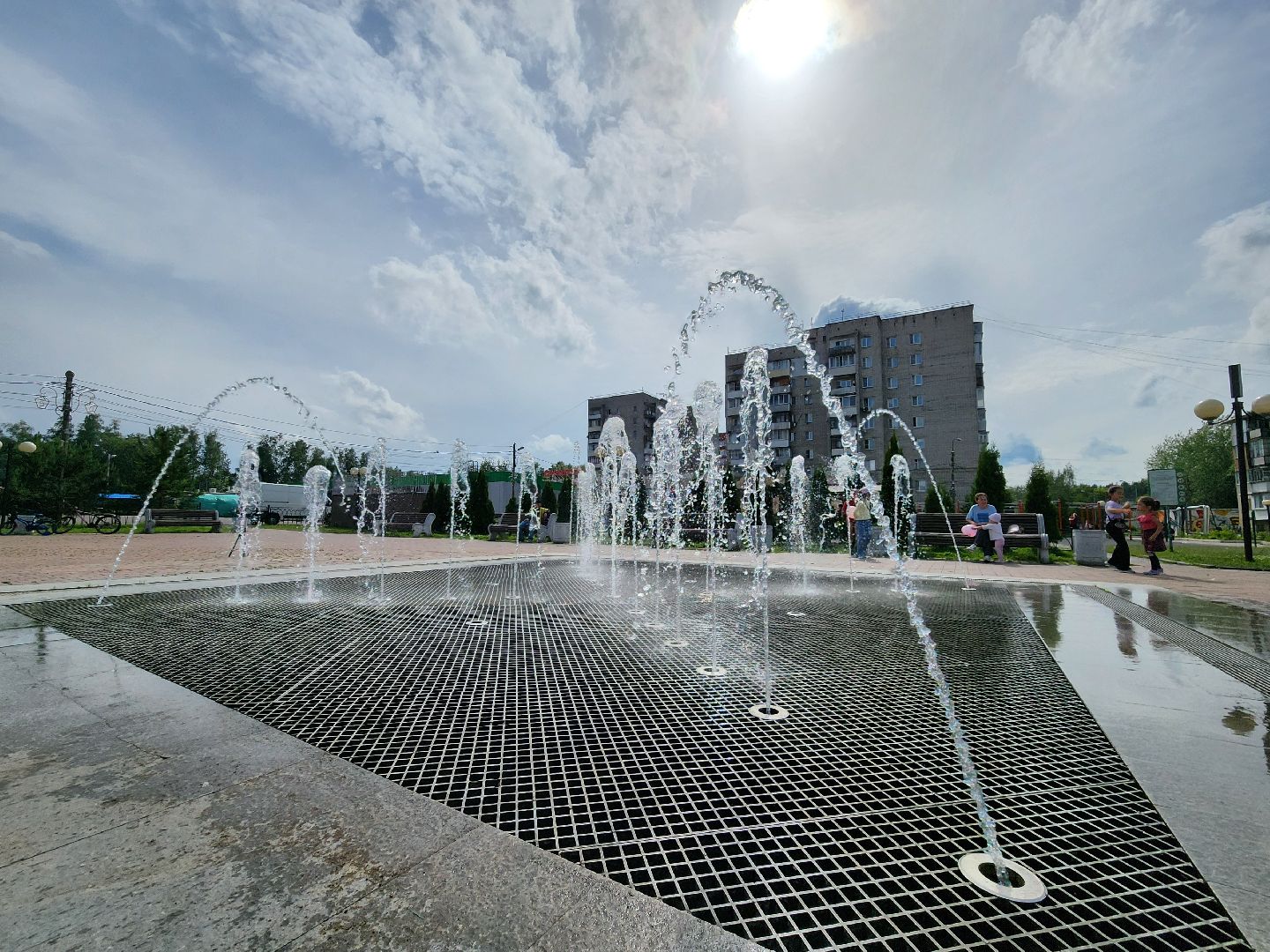 Одинцово, часцы, фонтан, благоустройство, выездная администрация,