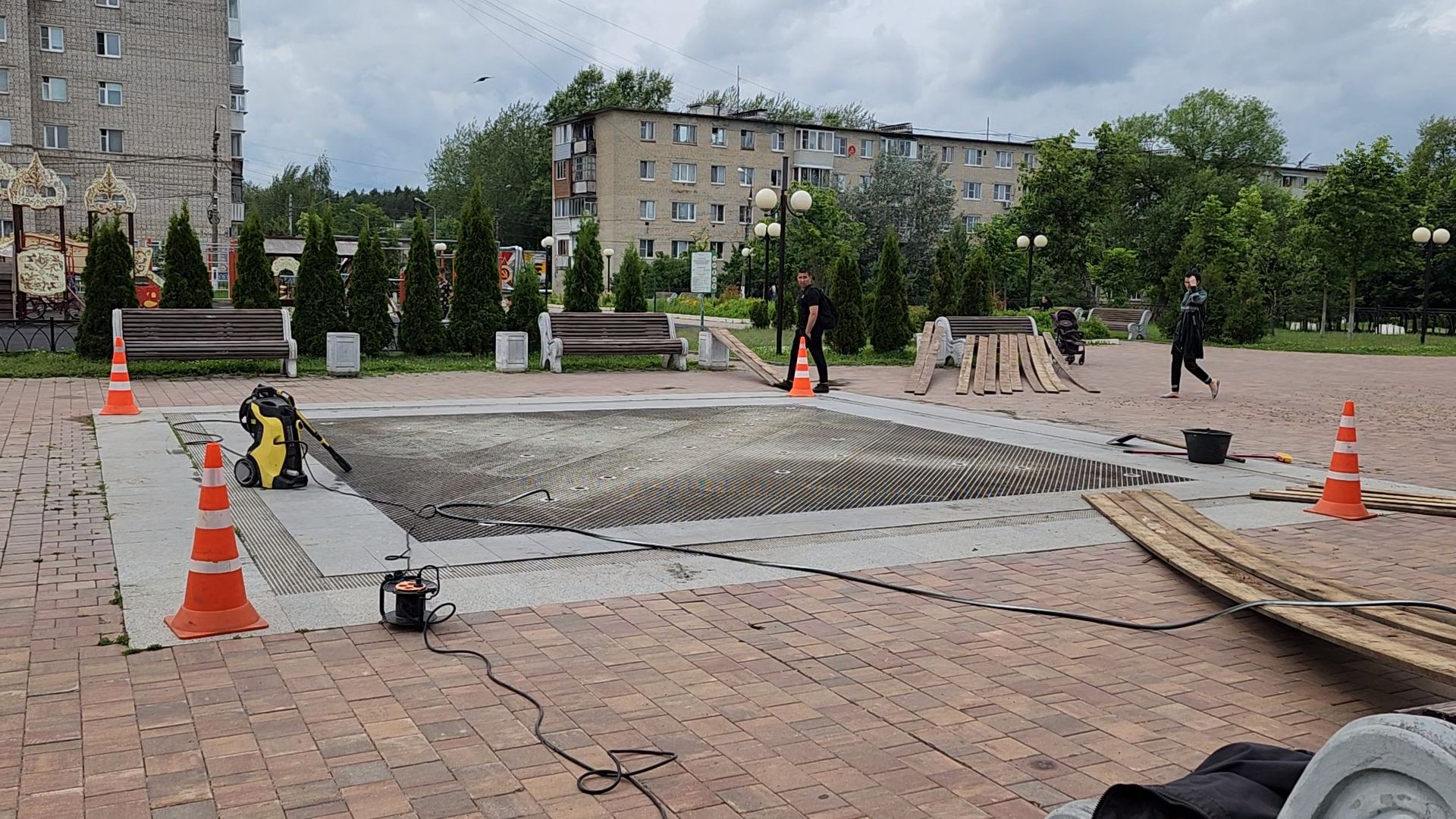 Одинцово, часцы, фонтан, благоустройство, выездная администрация,