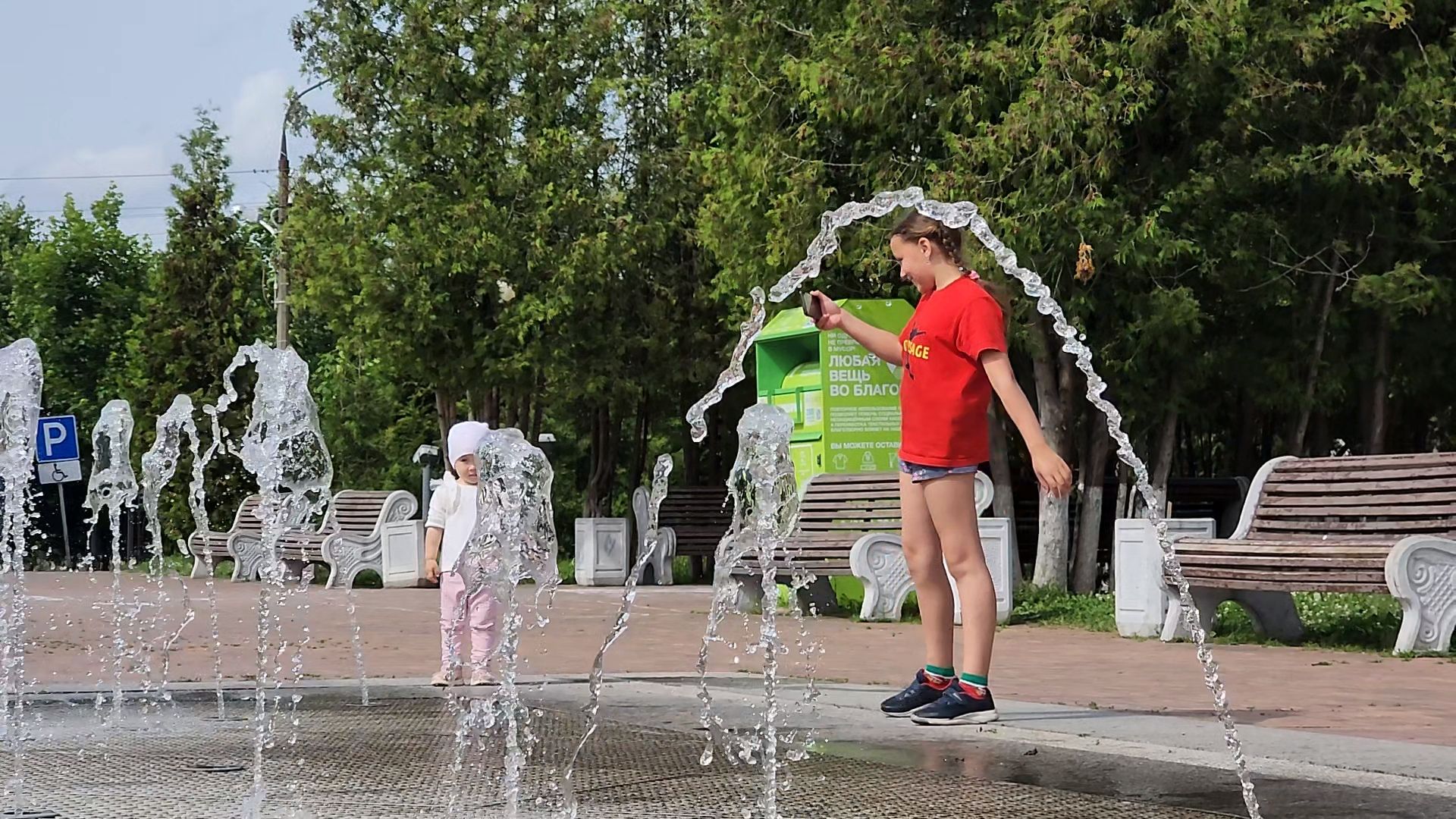 Одинцово, часцы, фонтан, благоустройство, выездная администрация,