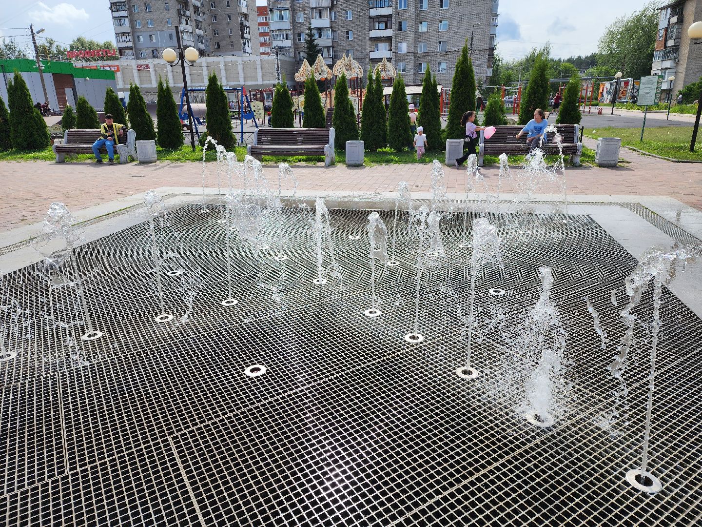 Одинцово, часцы, фонтан, благоустройство, выездная администрация,