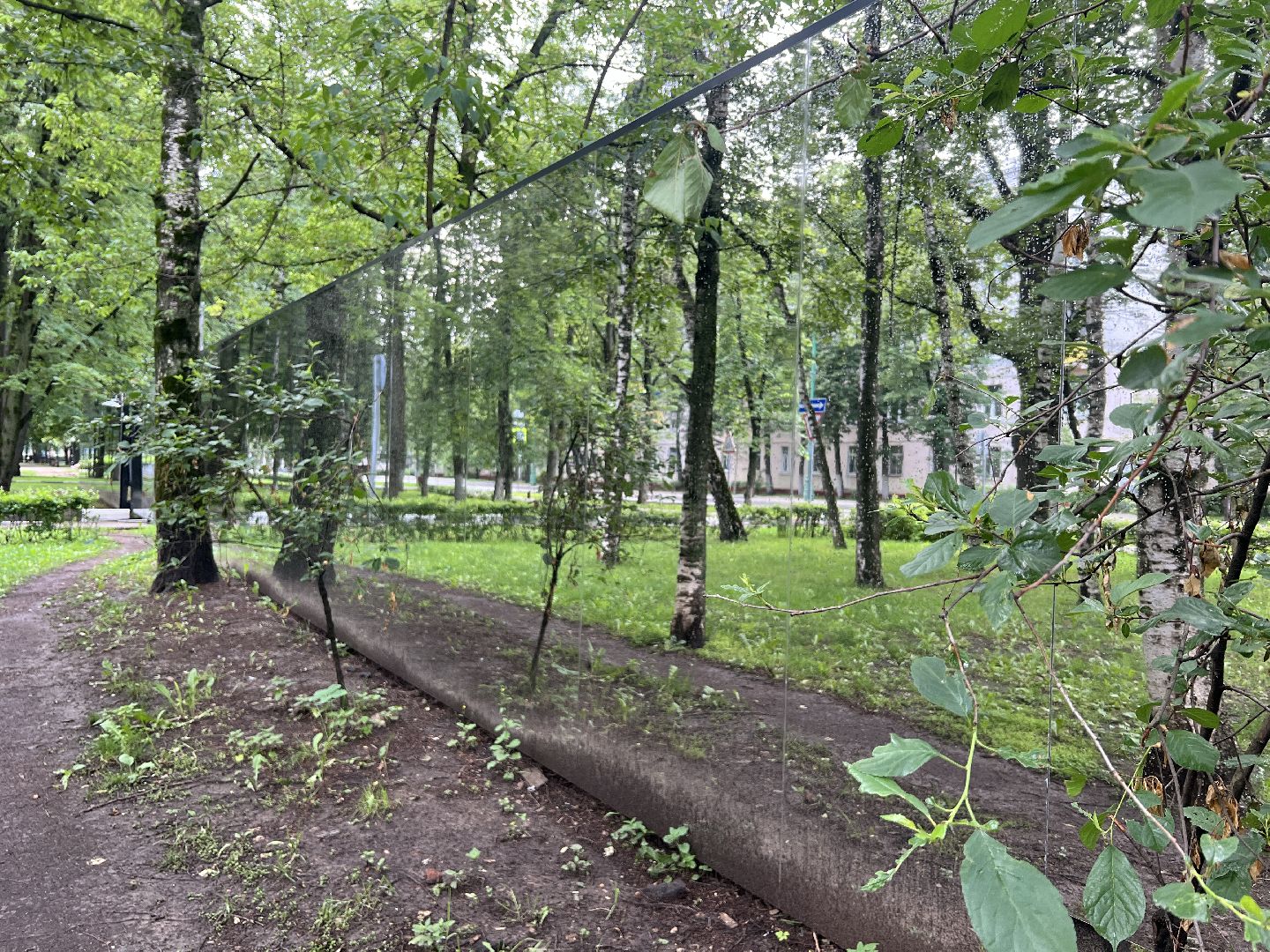 химки, благоустройство, здание администрации, забор,