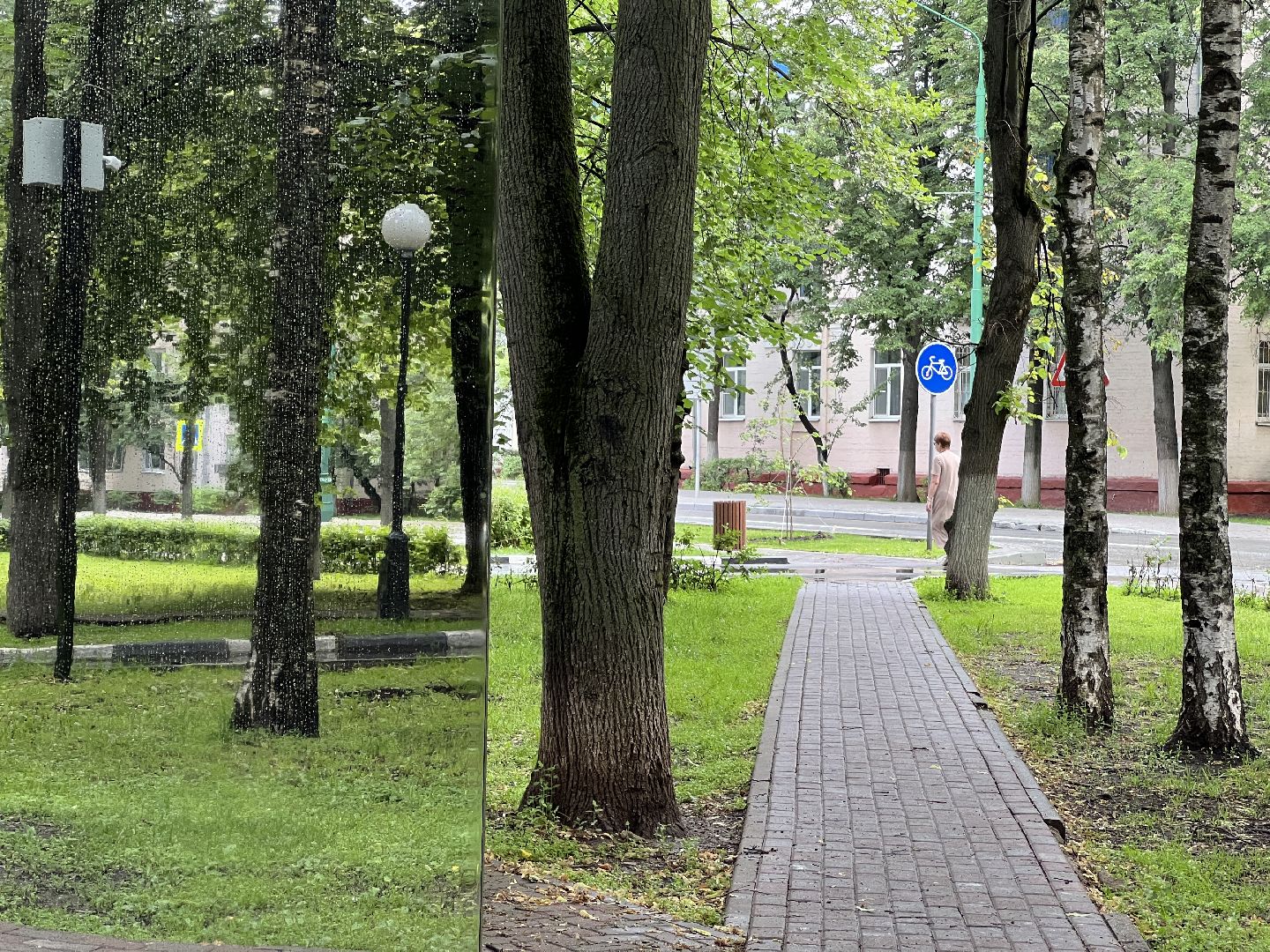 химки, благоустройство, здание администрации, забор,