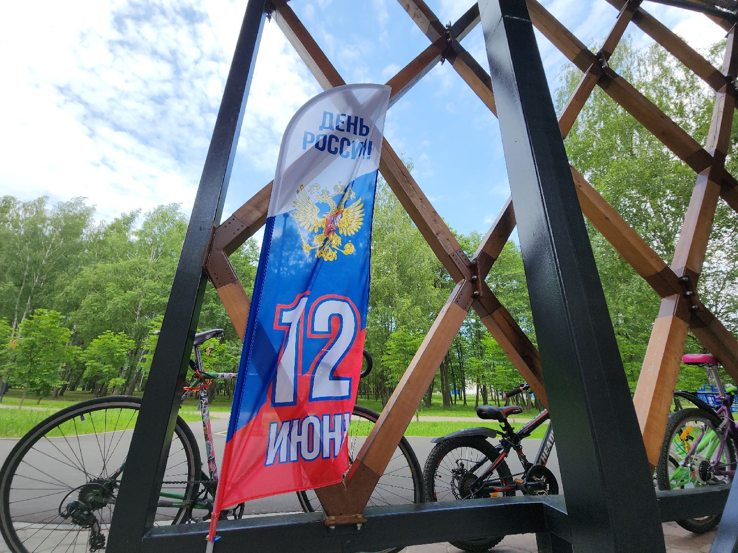 Егорьевск, День России, праздник, парк 200 лет Егорьевску, Подмосковье, Московская область,