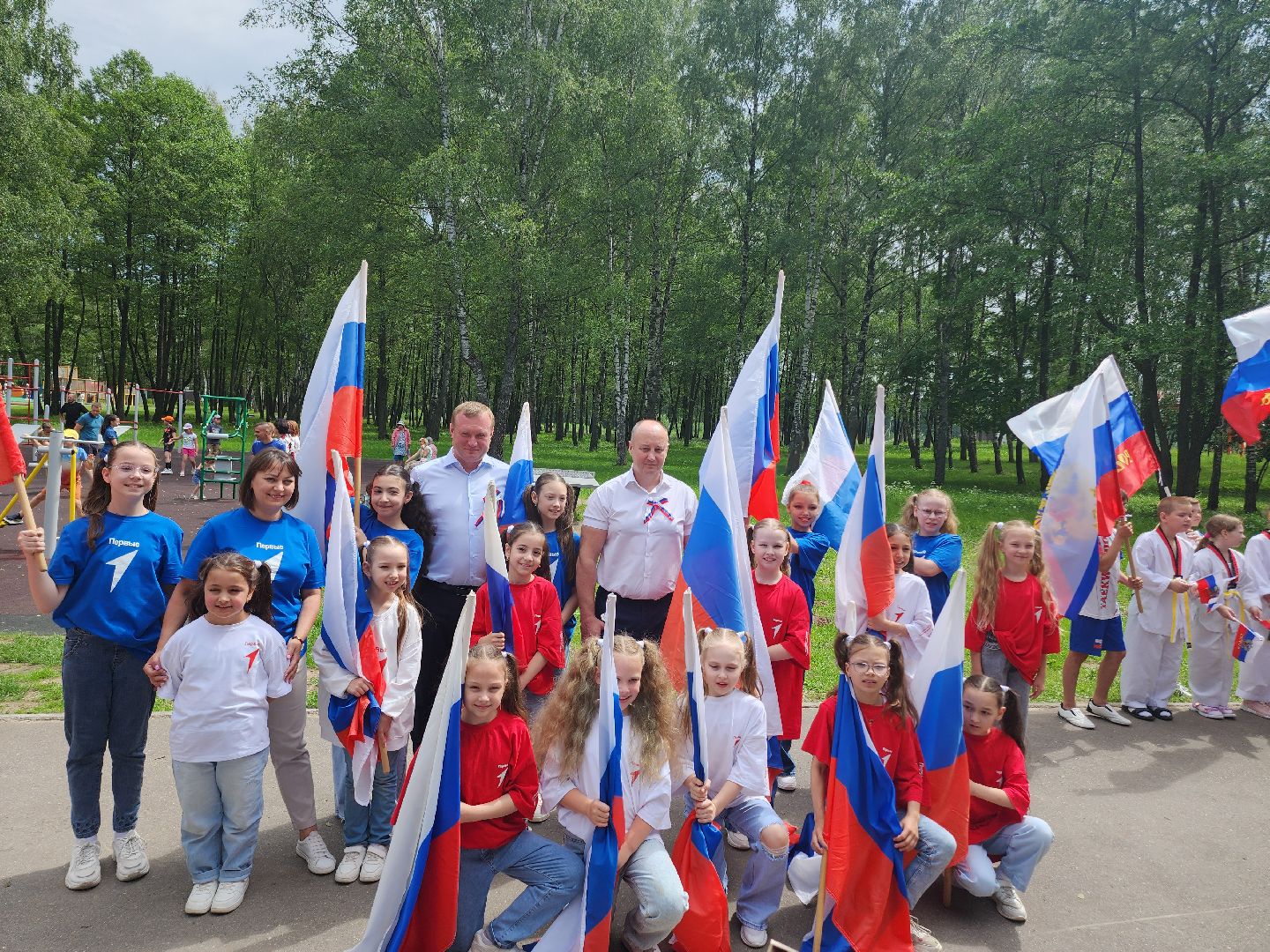 Егорьевск, День России, праздник, парк 200 лет Егорьевску, Подмосковье, Московская область,