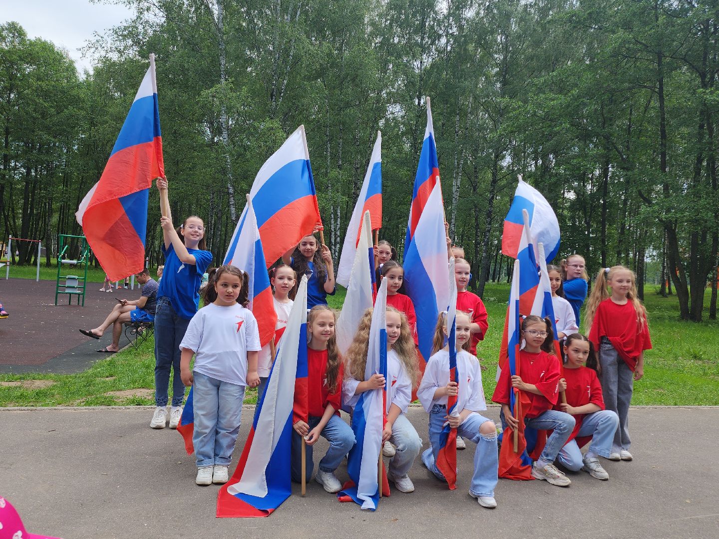 Егорьевск, День России, праздник, парк 200 лет Егорьевску, Подмосковье, Московская область,