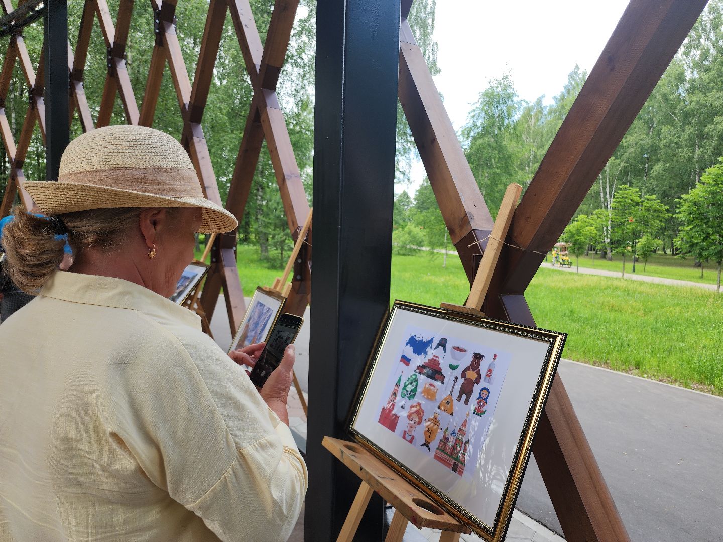 Егорьевск, День России, праздник, парк 200 лет Егорьевску, Подмосковье, Московская область,