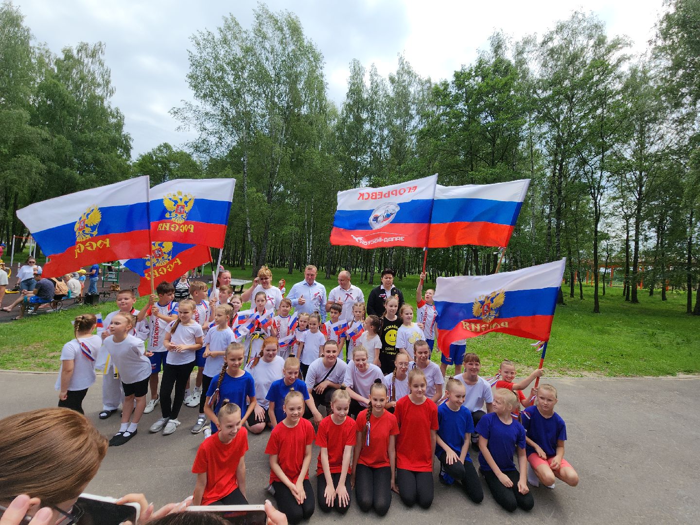 Егорьевск, День России, праздник, парк 200 лет Егорьевску, Подмосковье, Московская область,