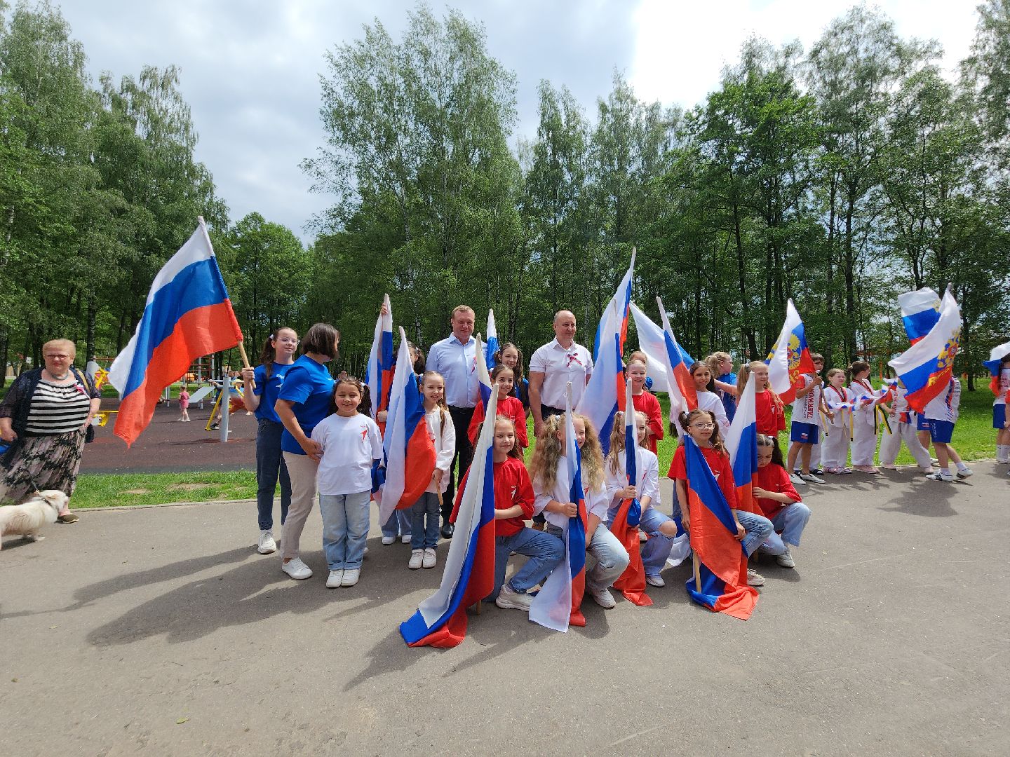 Егорьевск, День России, праздник, парк 200 лет Егорьевску, Подмосковье, Московская область,