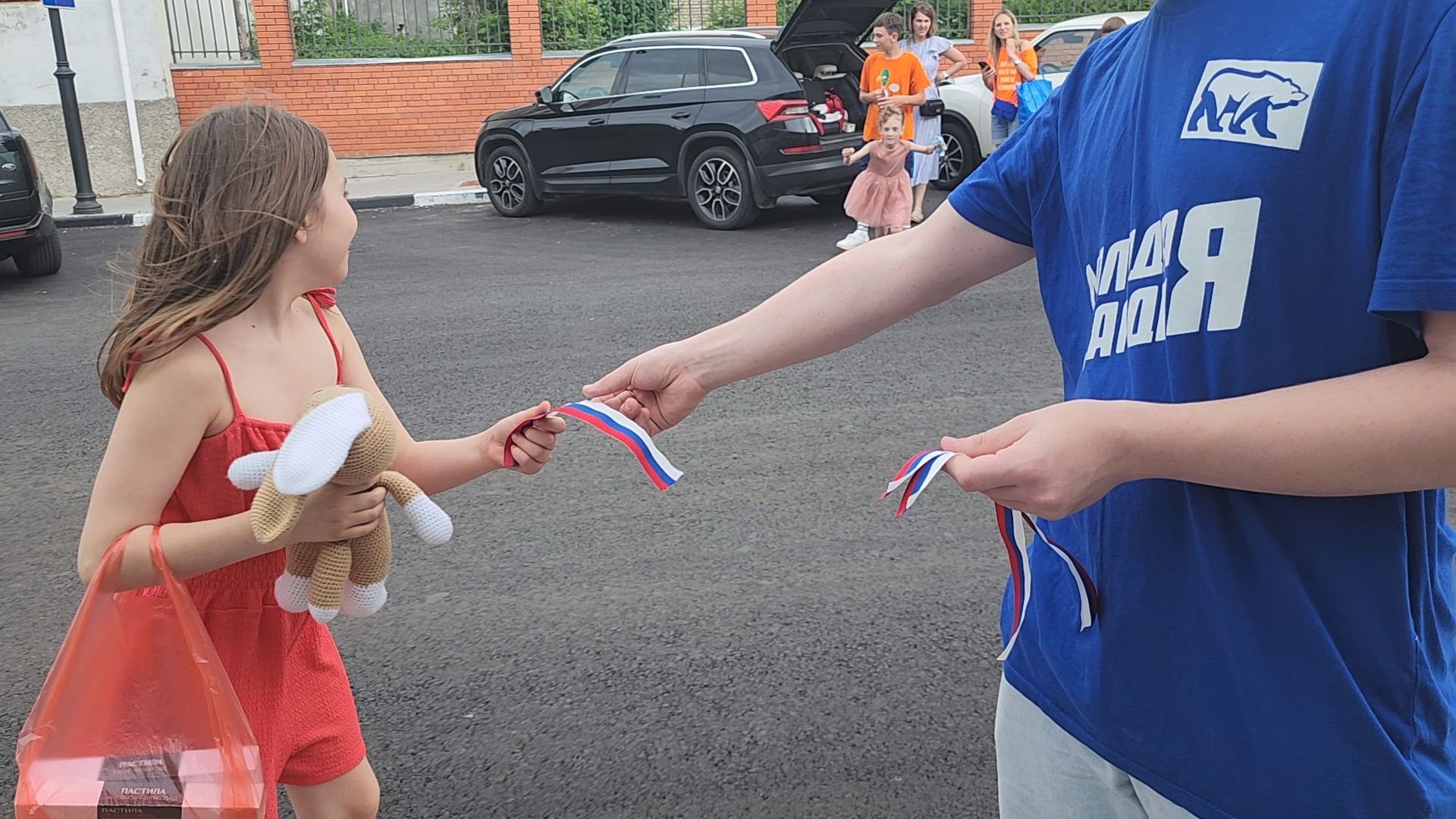 Коломна, день россии, триколор,