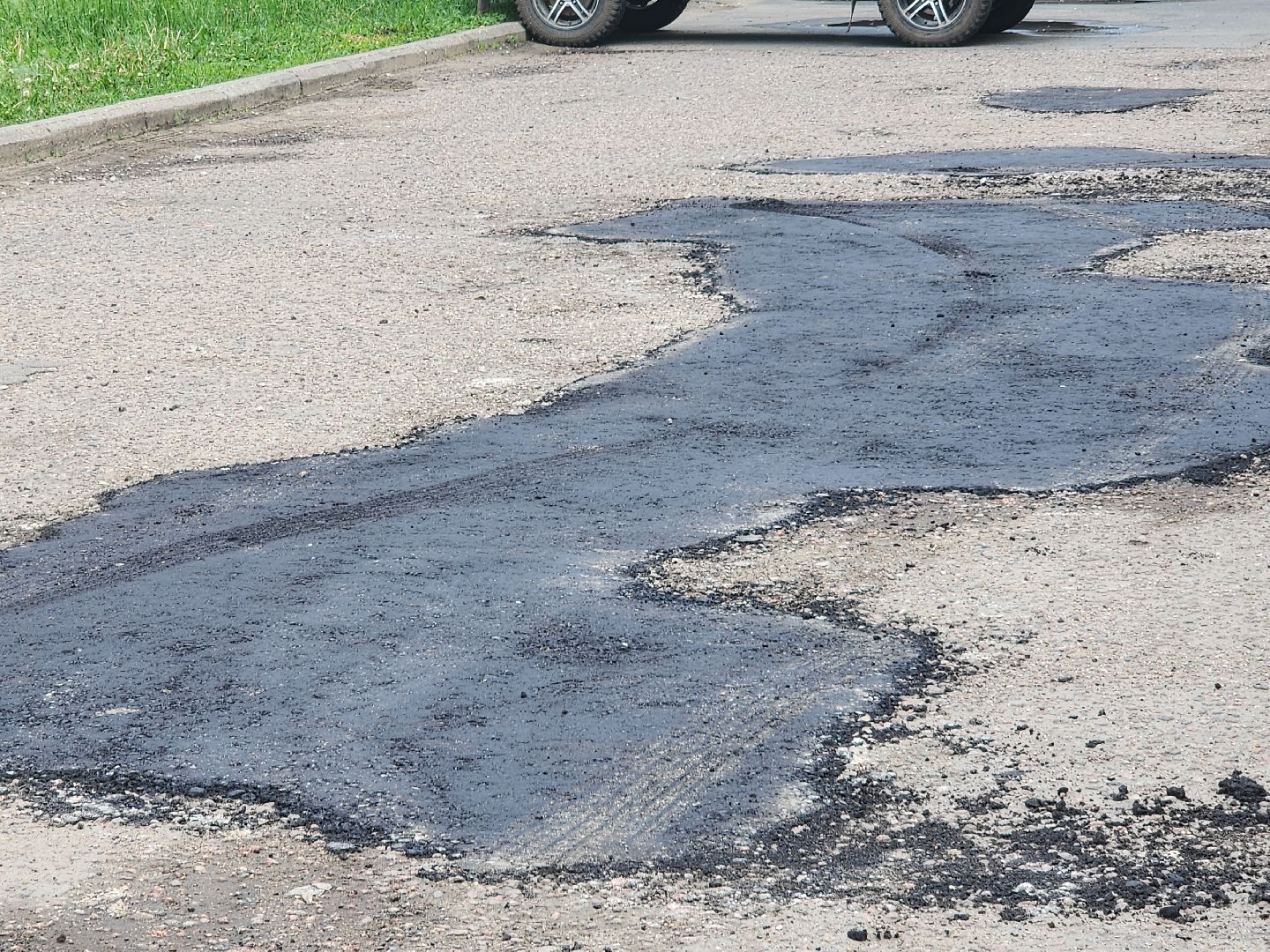 серпухов, подмосковье, ремонт дороги,