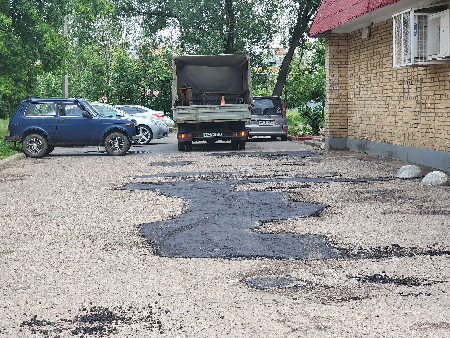 серпухов, подмосковье, ремонт дороги,