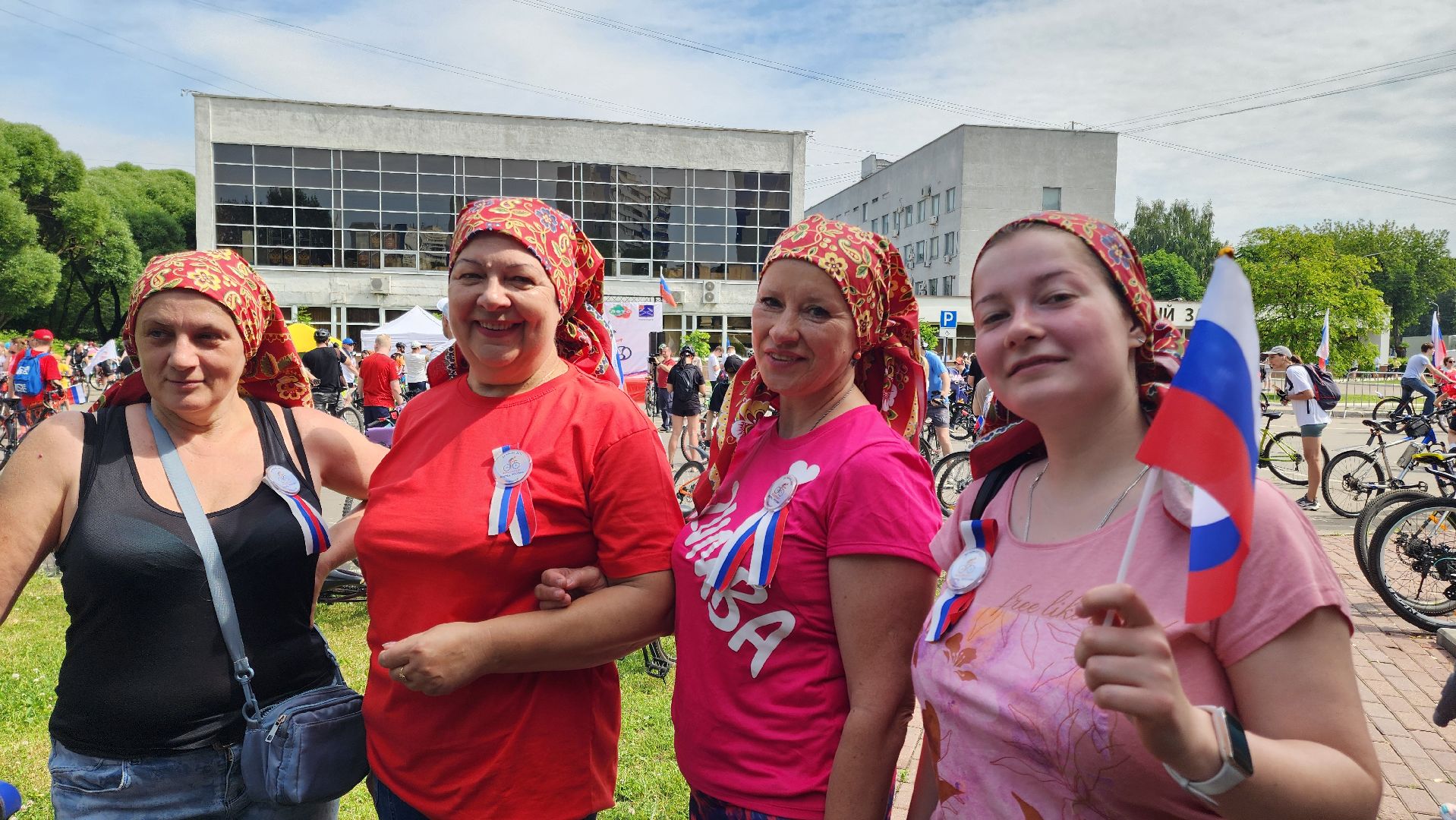 Родина,Подольск, День России, велопробег, праздник,