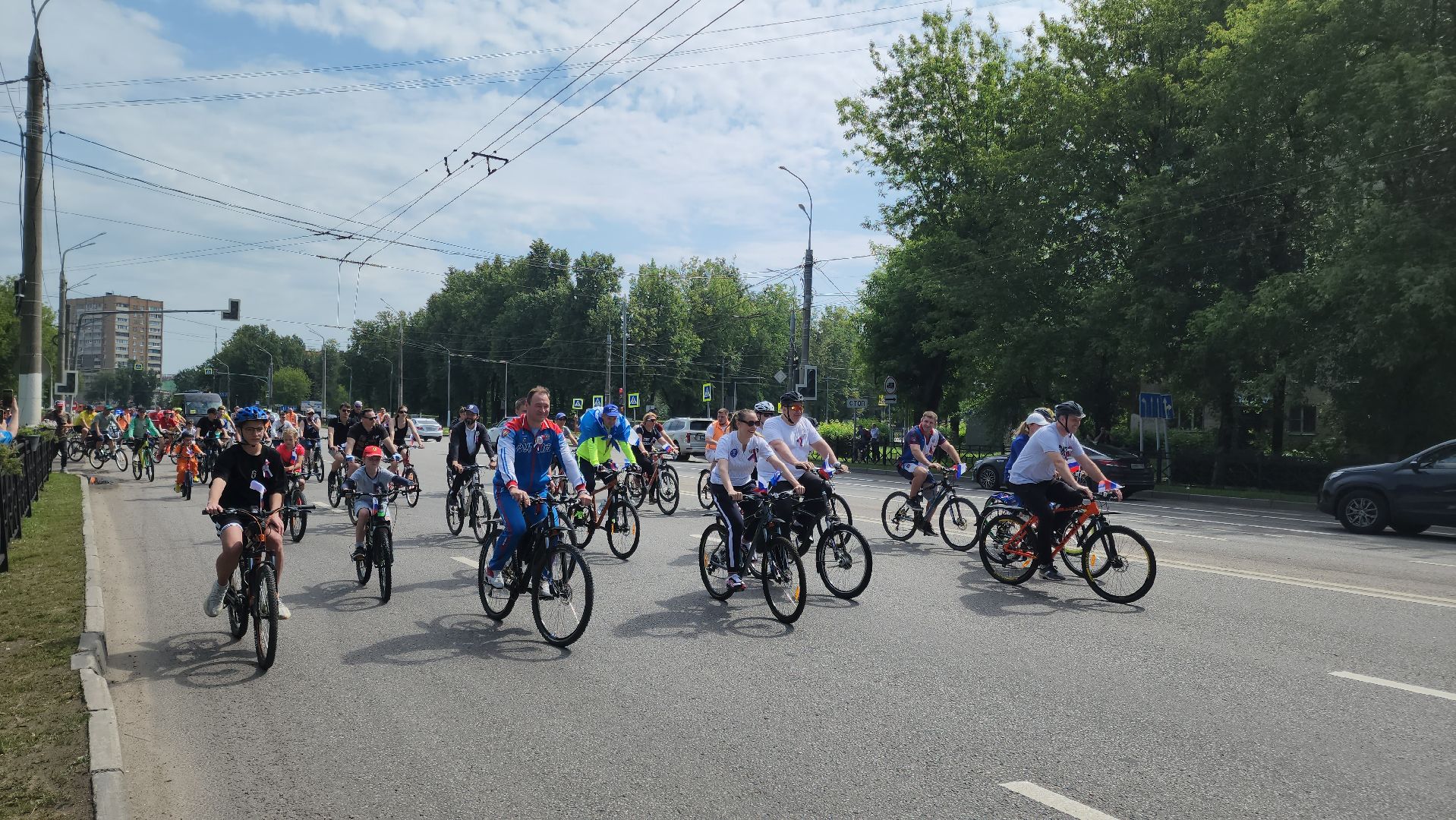 Родина,Подольск, День России, велопробег, праздник,