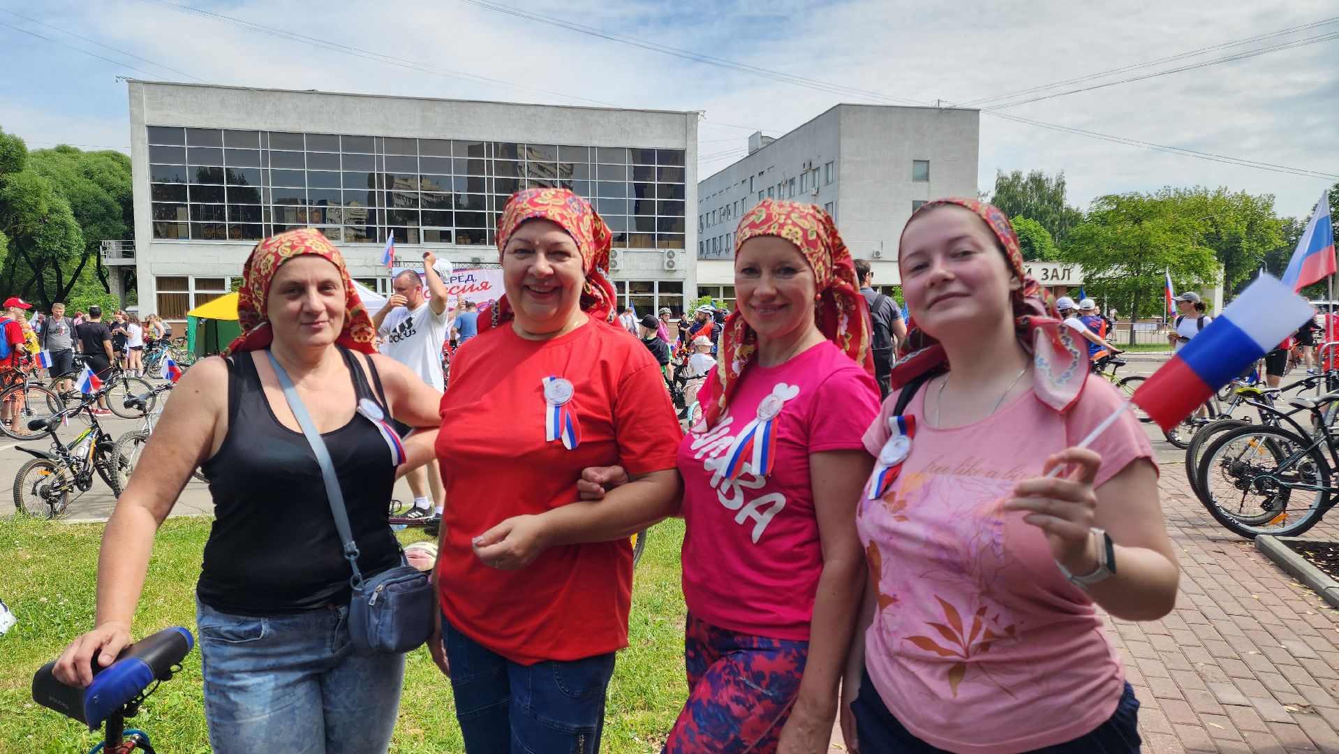 Родина,Подольск, День России, велопробег, праздник,