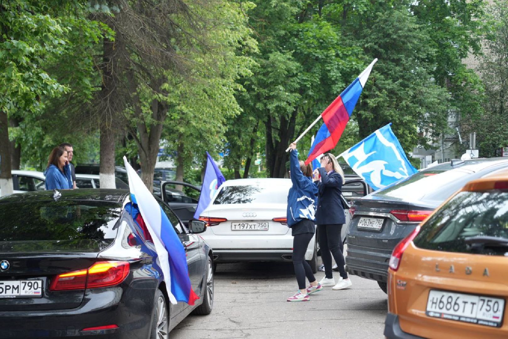 Сергиев Посад, Сергиево-Посадский городской округ, День России, Автопробег, Праздник, Патриотизм, Единая Россия,