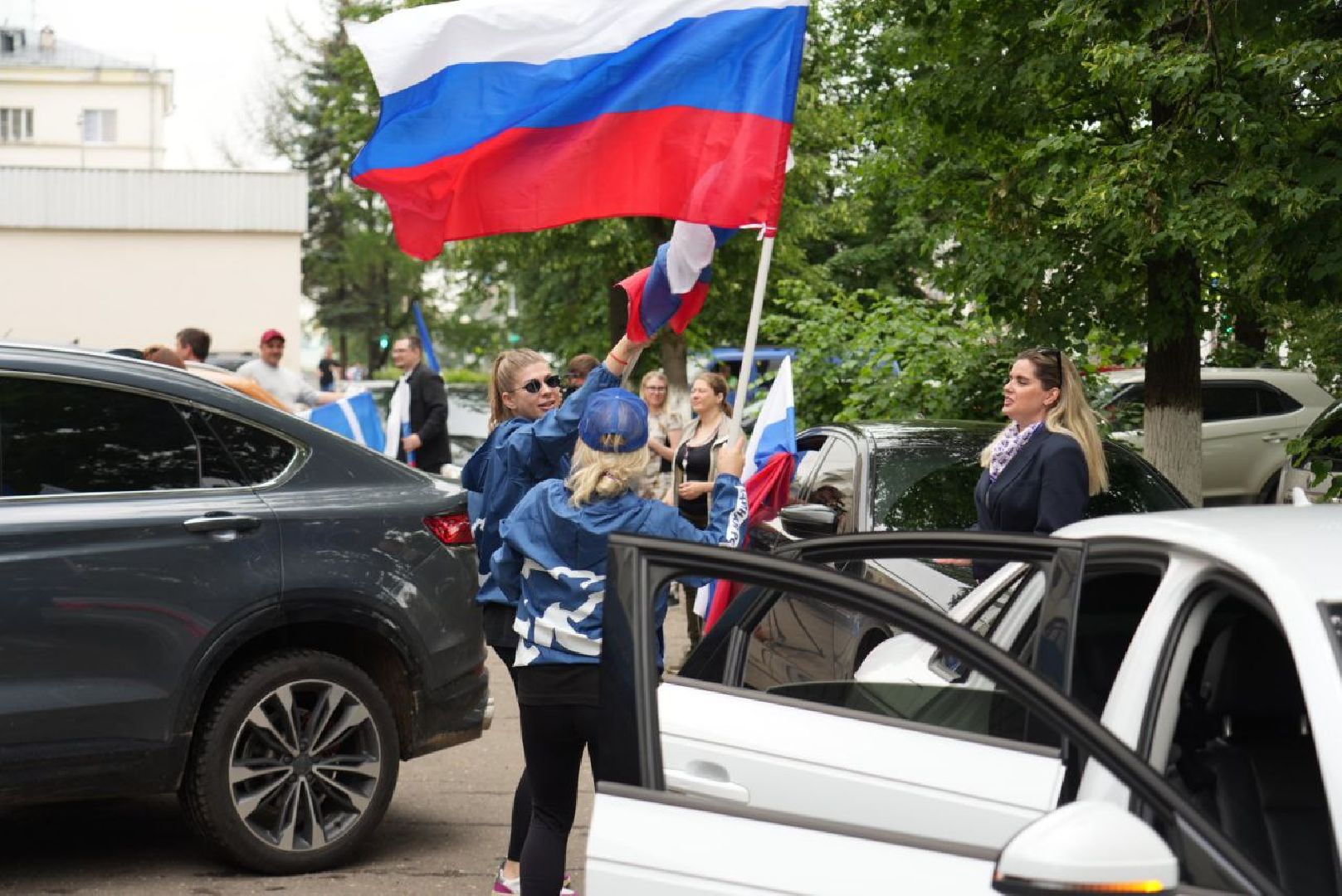 Сергиев Посад, Сергиево-Посадский городской округ, День России, Автопробег, Праздник, Патриотизм, Единая Россия,