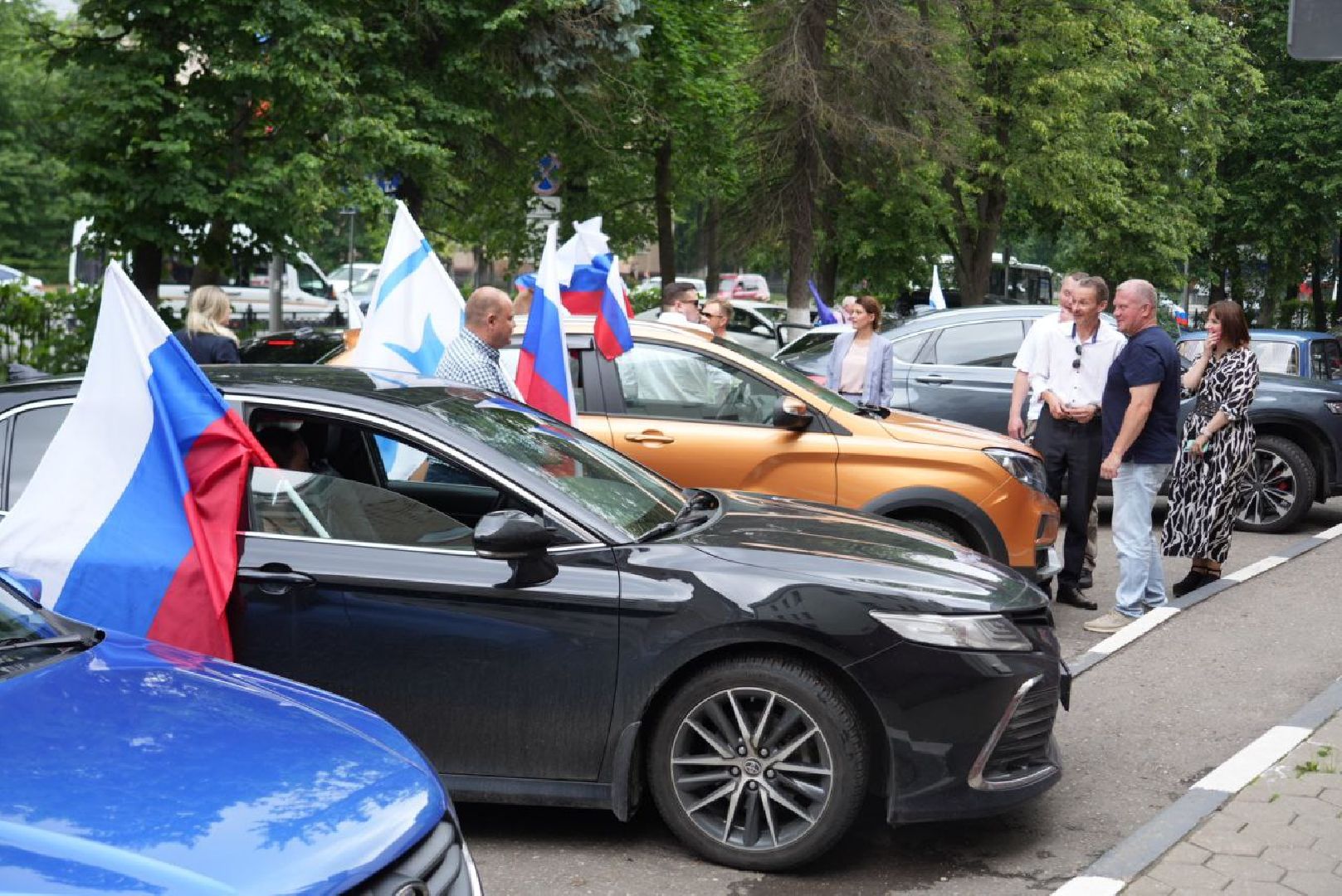 Сергиев Посад, Сергиево-Посадский городской округ, День России, Автопробег, Праздник, Патриотизм, Единая Россия,
