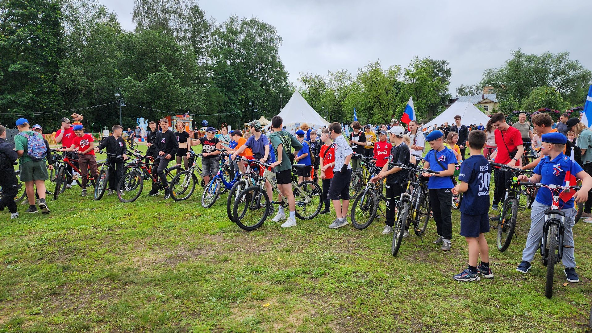 Солнечногорск, велопарад, велосипедисты, День России,