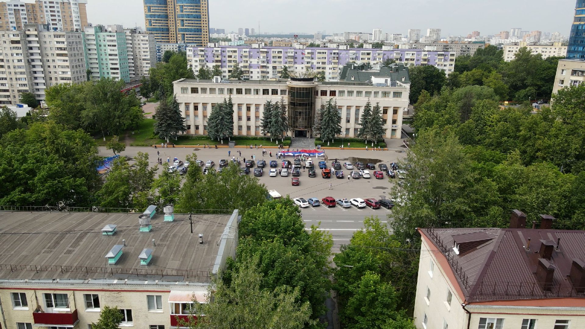 Реутов, Флаг, День России, Акция,