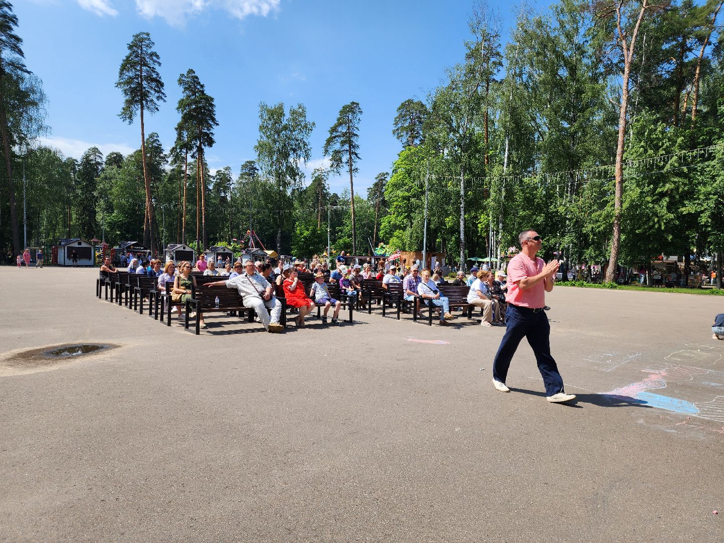 ногинск, парки подмосковья, центральный парк, день россии, общество, жители, концерт,