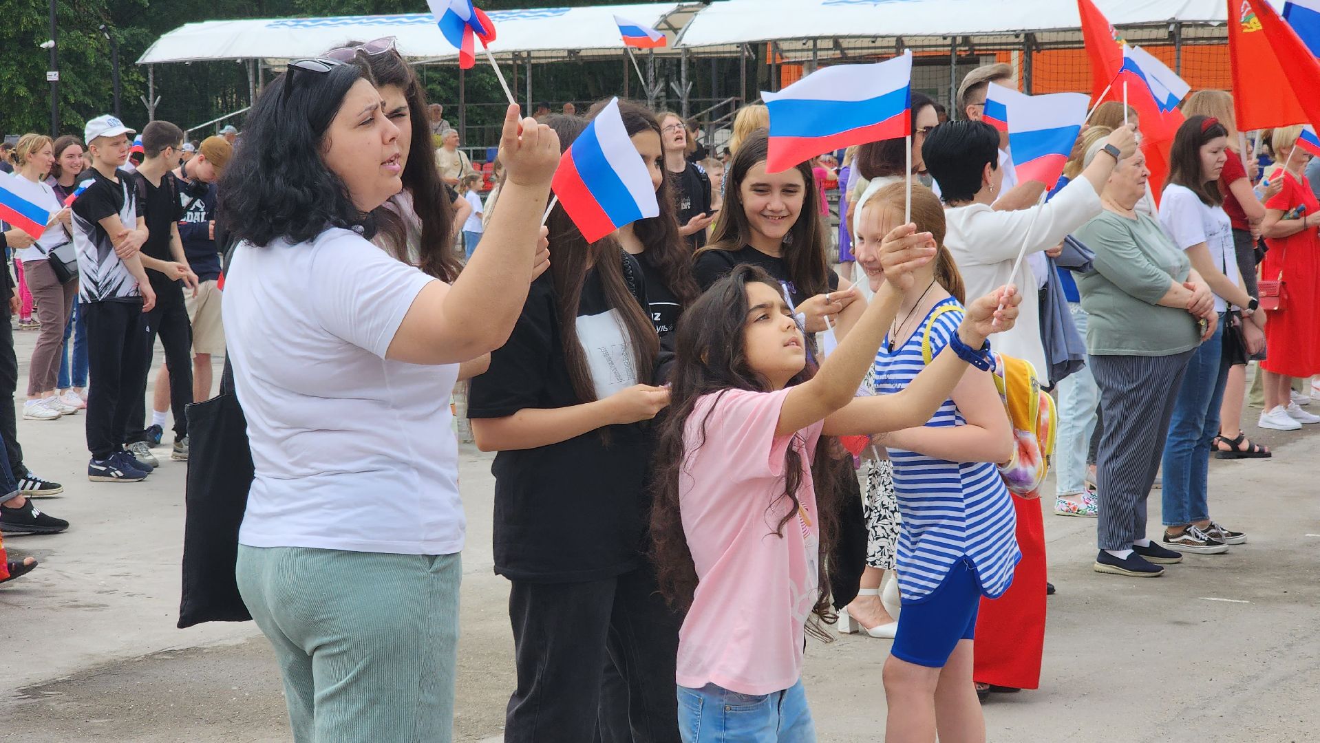 долгопрудный, день россии, мастер класс, концерт, байкеры, вышиванка,