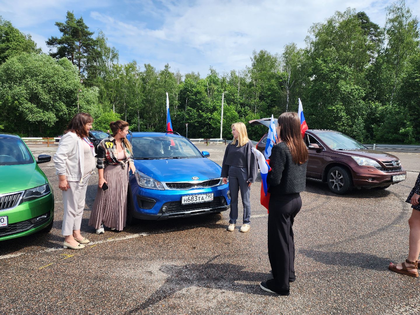 раменское, общество, день россии, автопробег с государственными флагами,