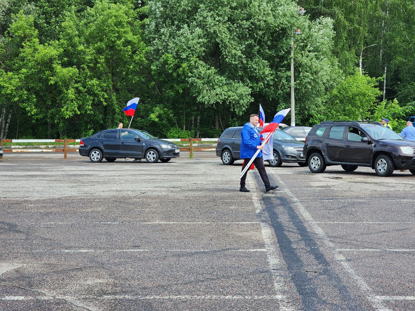 раменское, общество, день россии, автопробег с государственными флагами,