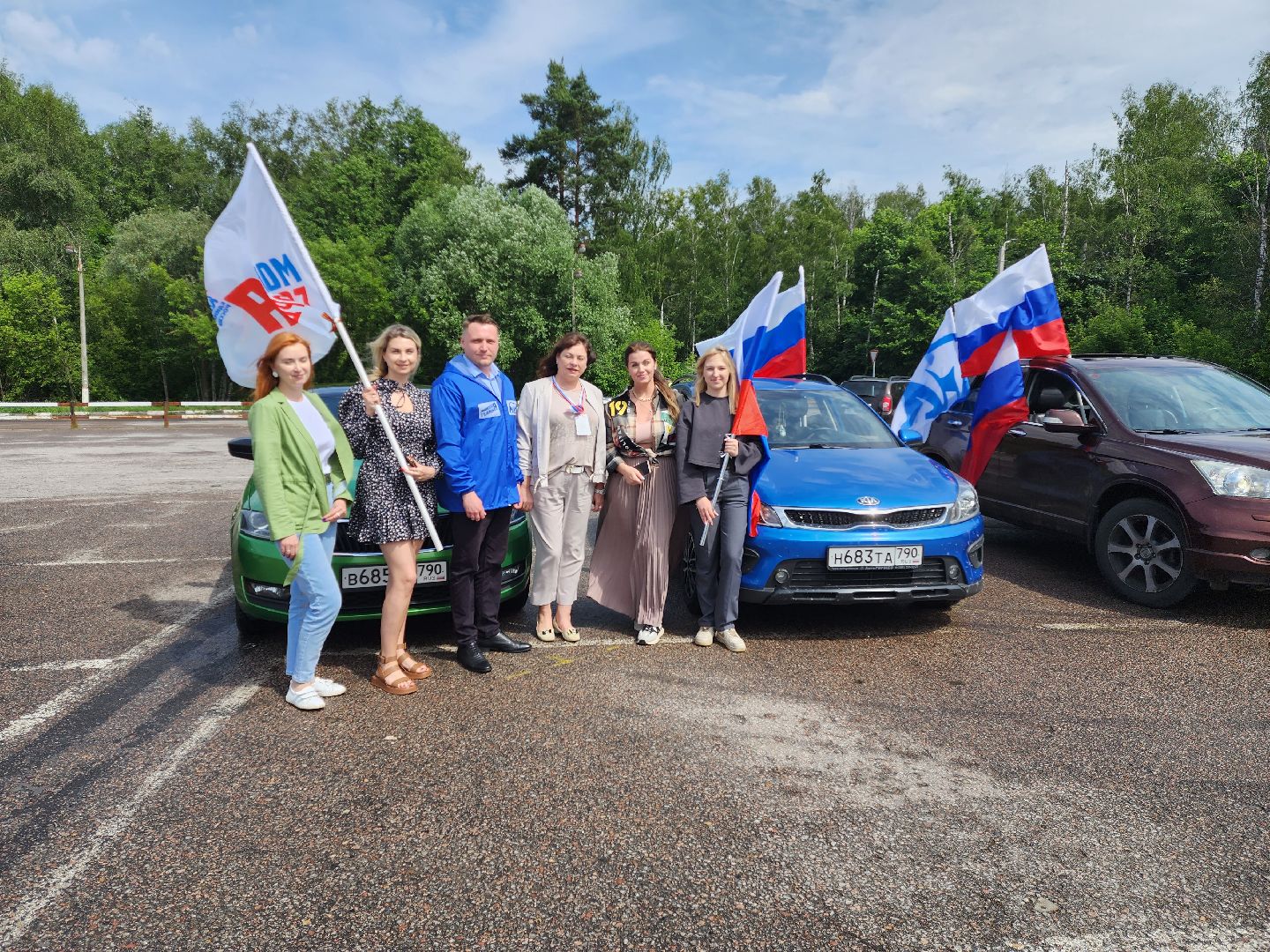 раменское, общество, день россии, автопробег с государственными флагами,