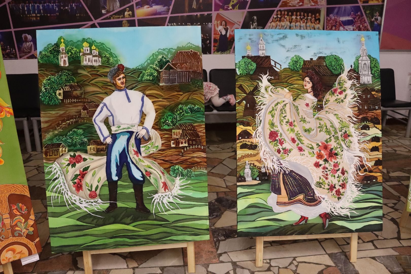 дзержинский, выставка, батик, Шлковый ветер, Лариса Горобец,