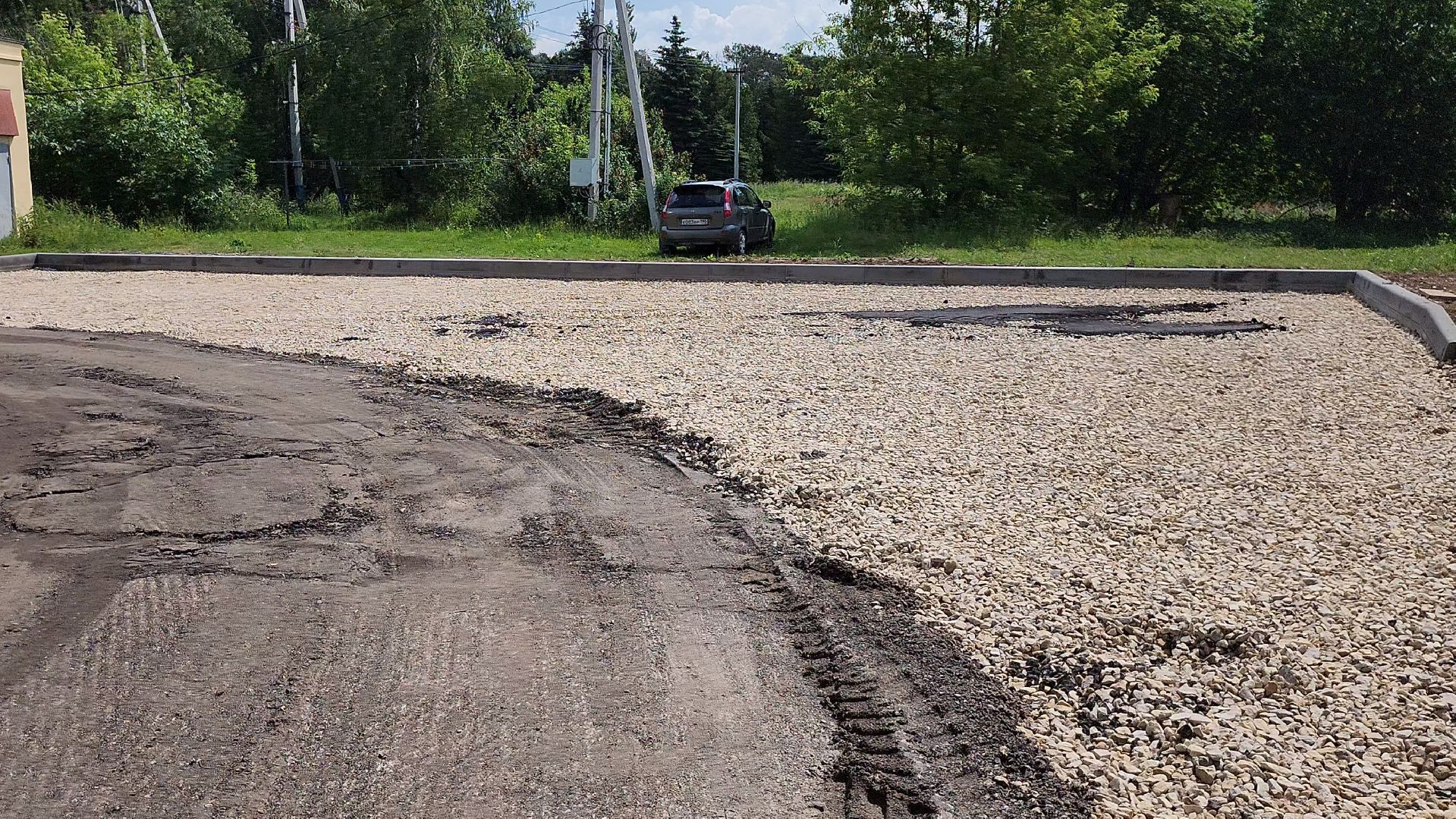 Луховицы, благоустройство двора,