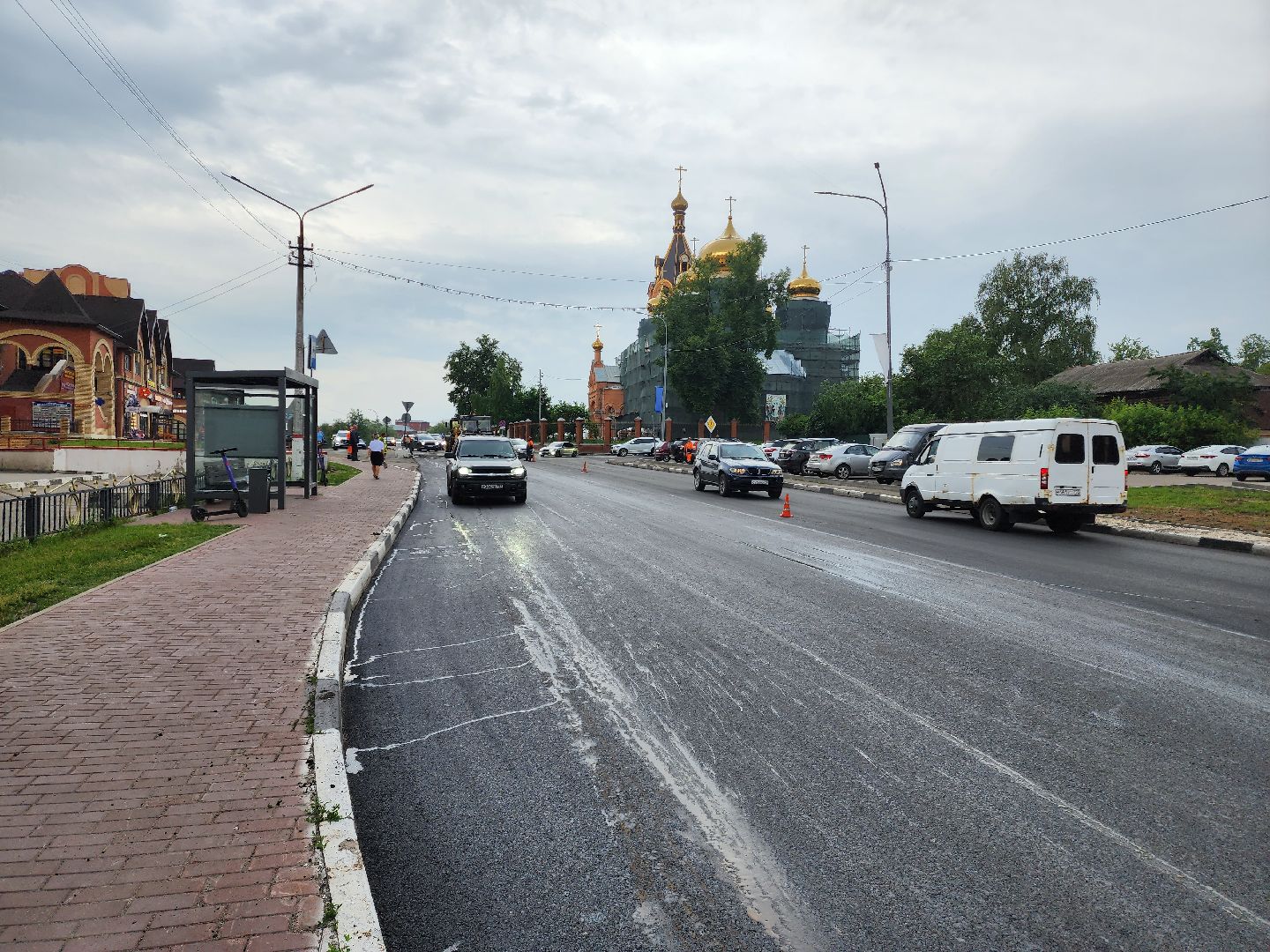 раменское, дороги, ремонт дороги на улице Красноармейской в Раменском,