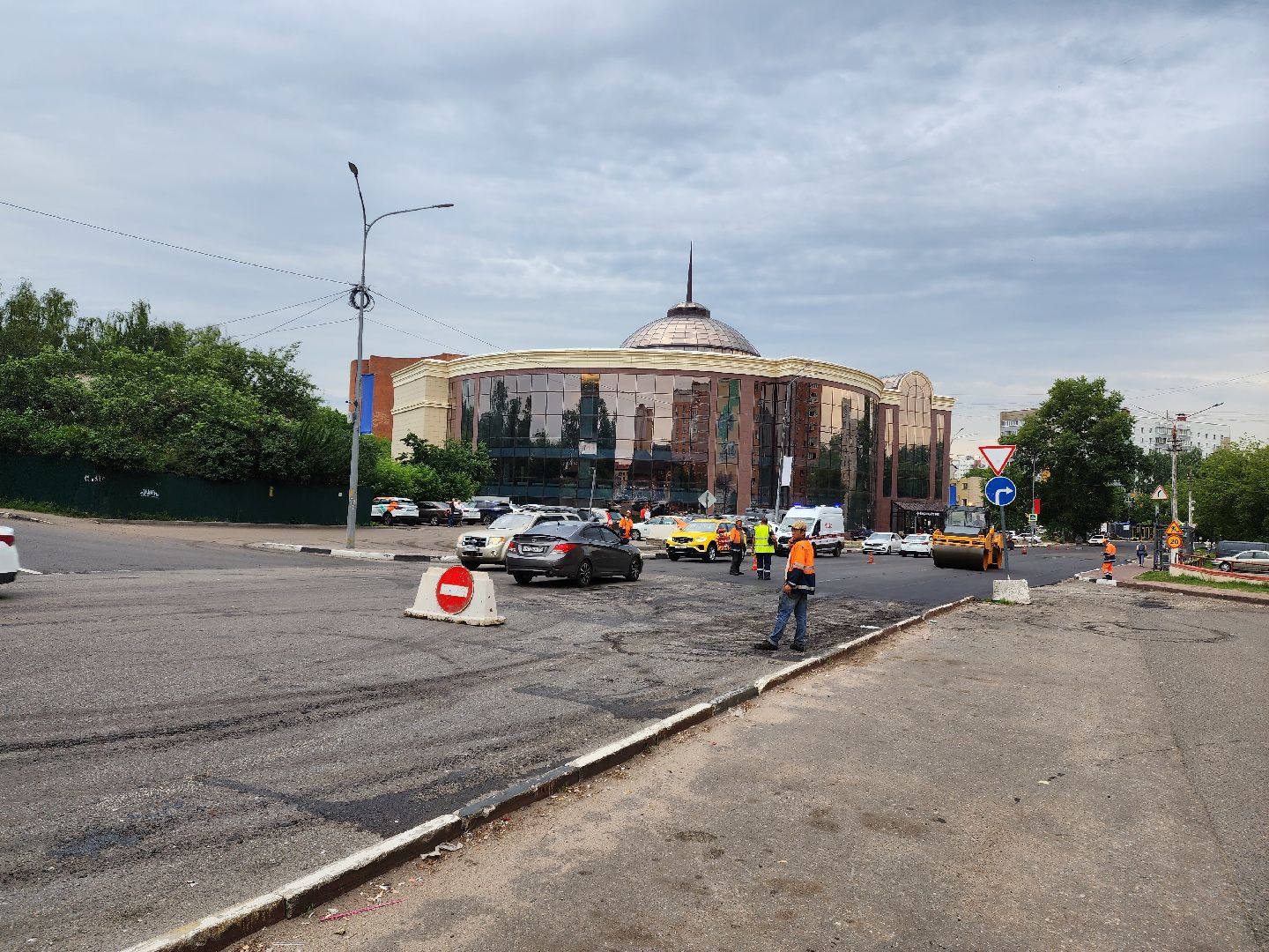 раменское, дороги, ремонт дороги на улице Красноармейской в Раменском,