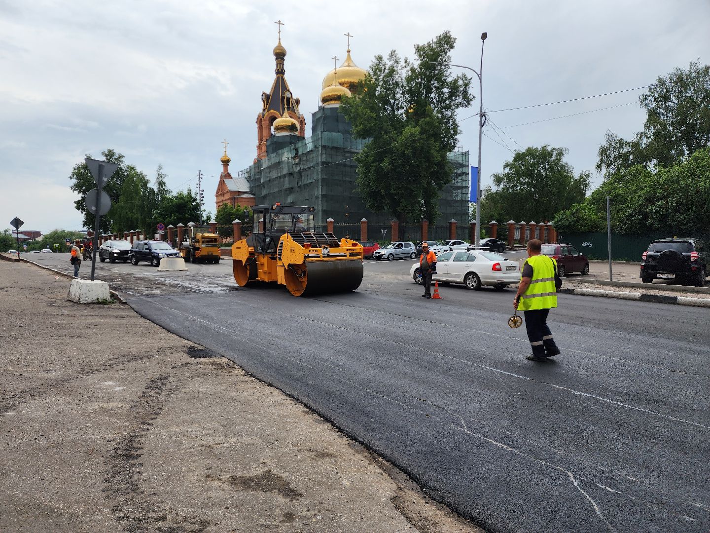 раменское, дороги, ремонт дороги на улице Красноармейской в Раменском,