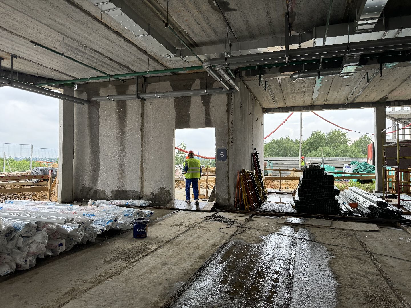 Строительство школы, ЖК Первый квартал, Брусника, Ленинский округ, Видное, Сапроново,