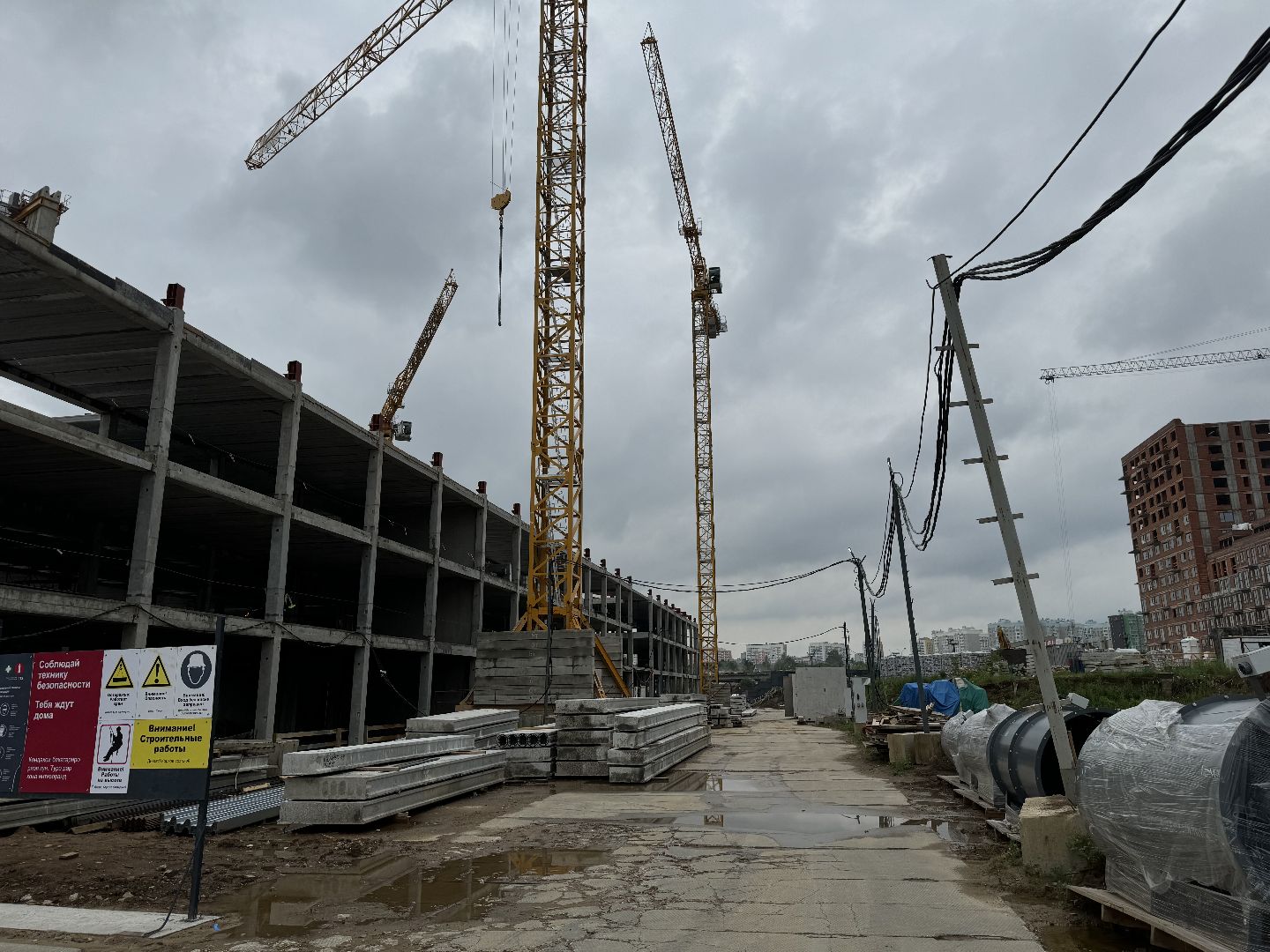 Строительство школы, ЖК Первый квартал, Брусника, Ленинский округ, Видное, Сапроново,