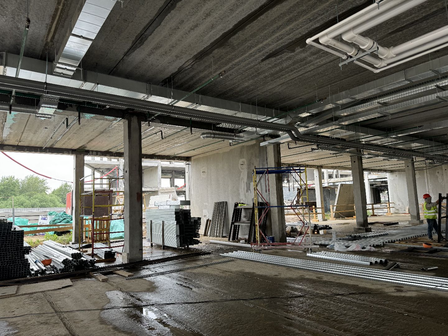 Строительство школы, ЖК Первый квартал, Брусника, Ленинский округ, Видное, Сапроново,