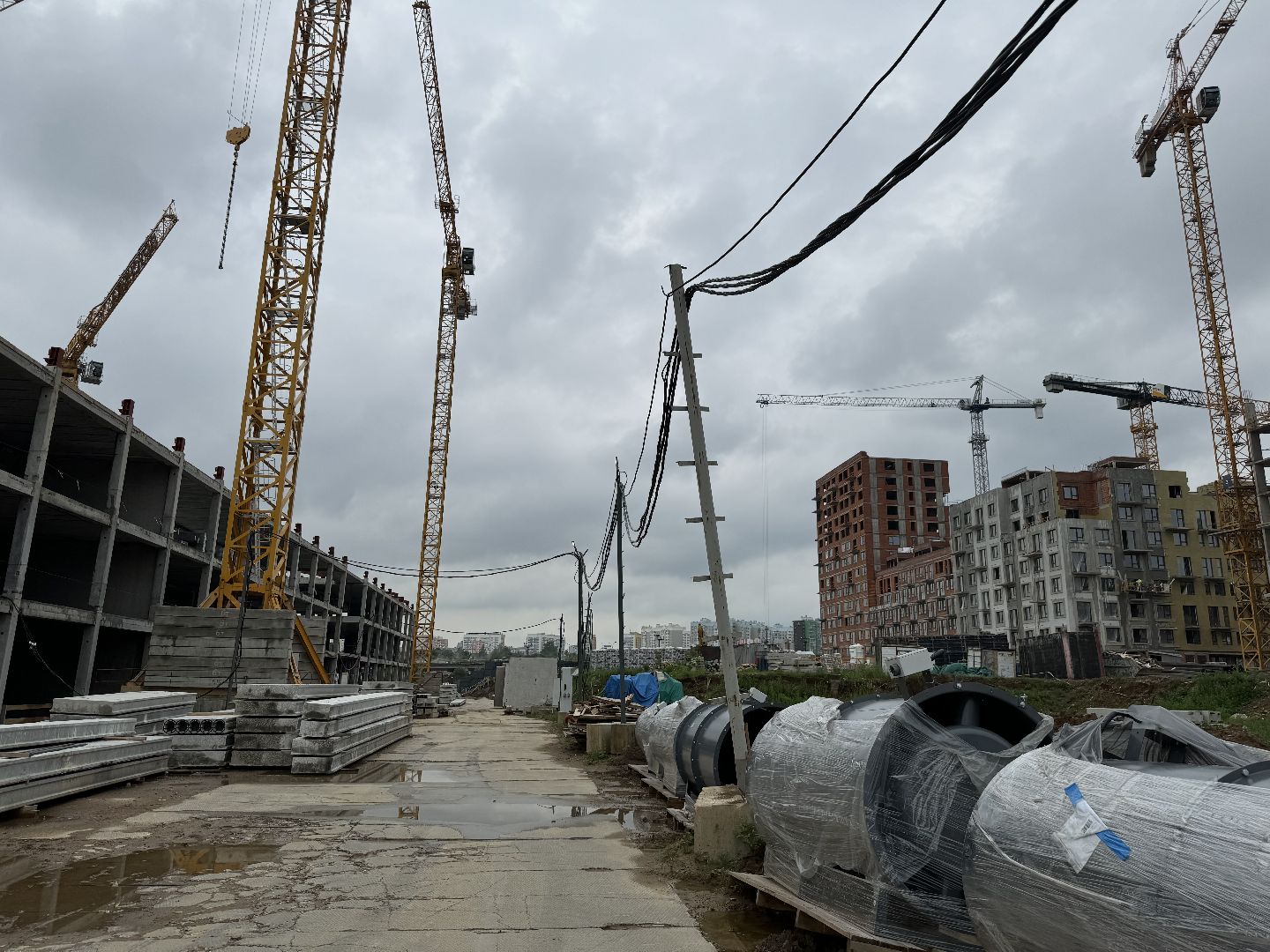 Строительство школы, ЖК Первый квартал, Брусника, Ленинский округ, Видное, Сапроново,