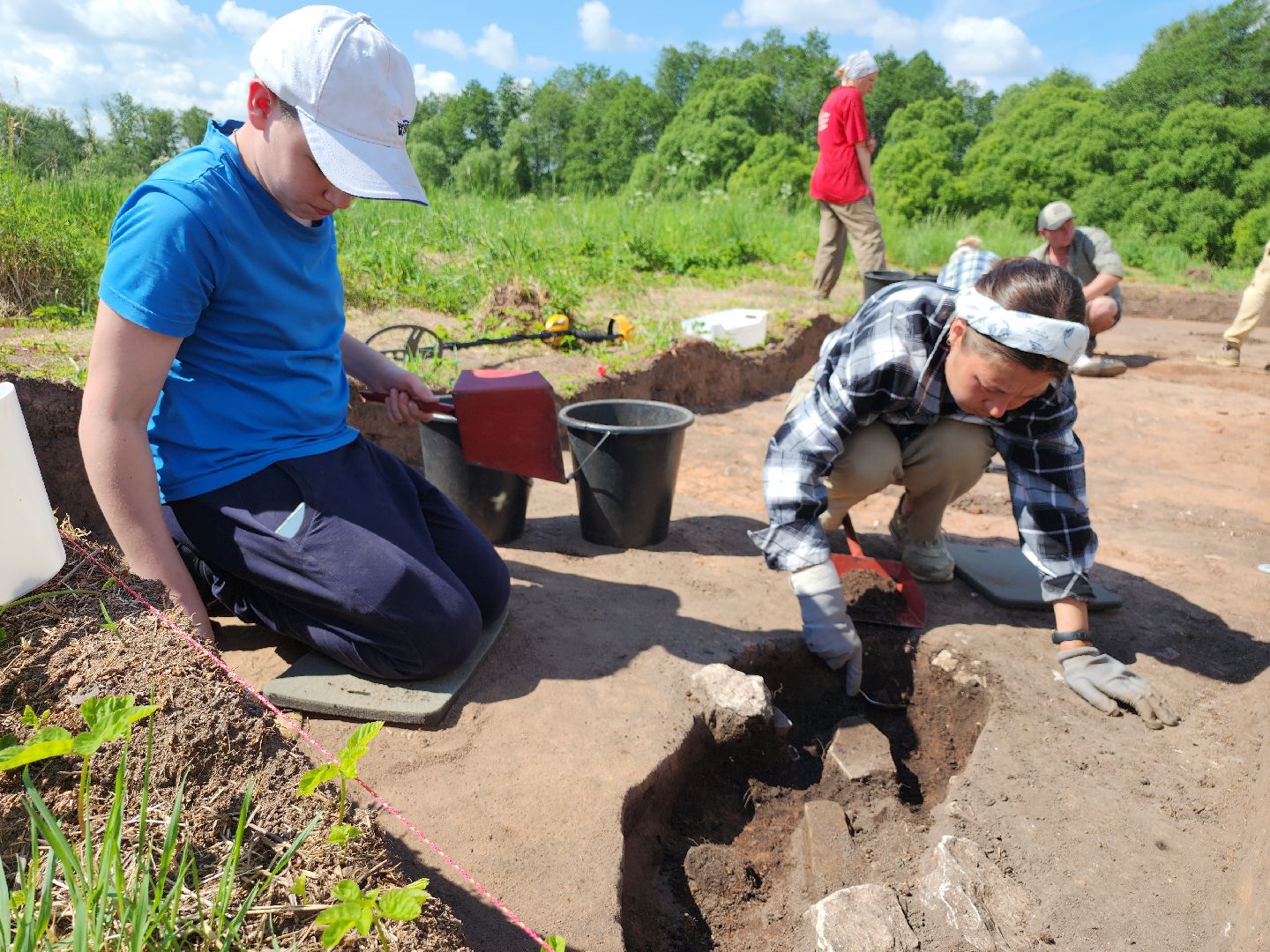 серпухов, подмосковье, зиброво, археологи, раскопки, дети,